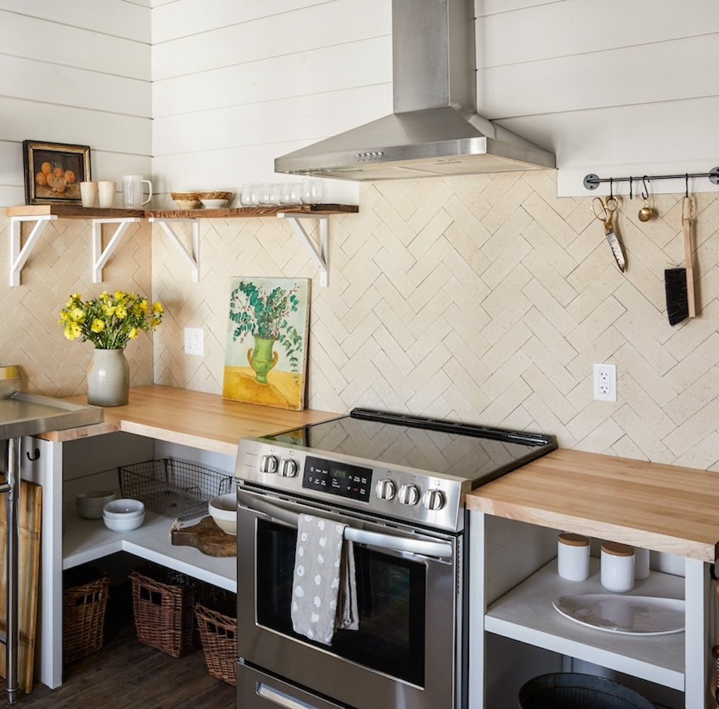 12 ways to use herringbone tiles for your kitchen backsplash – clé 