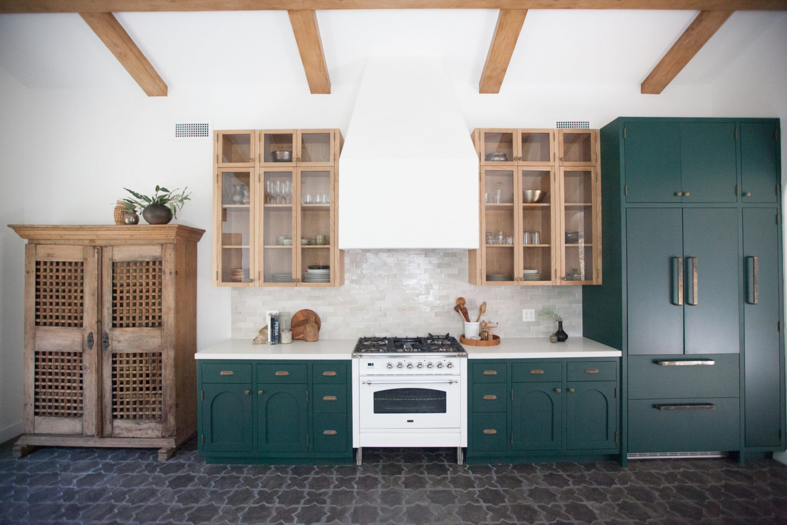 something wonderful underfoot: clé tile for the kitchen floor