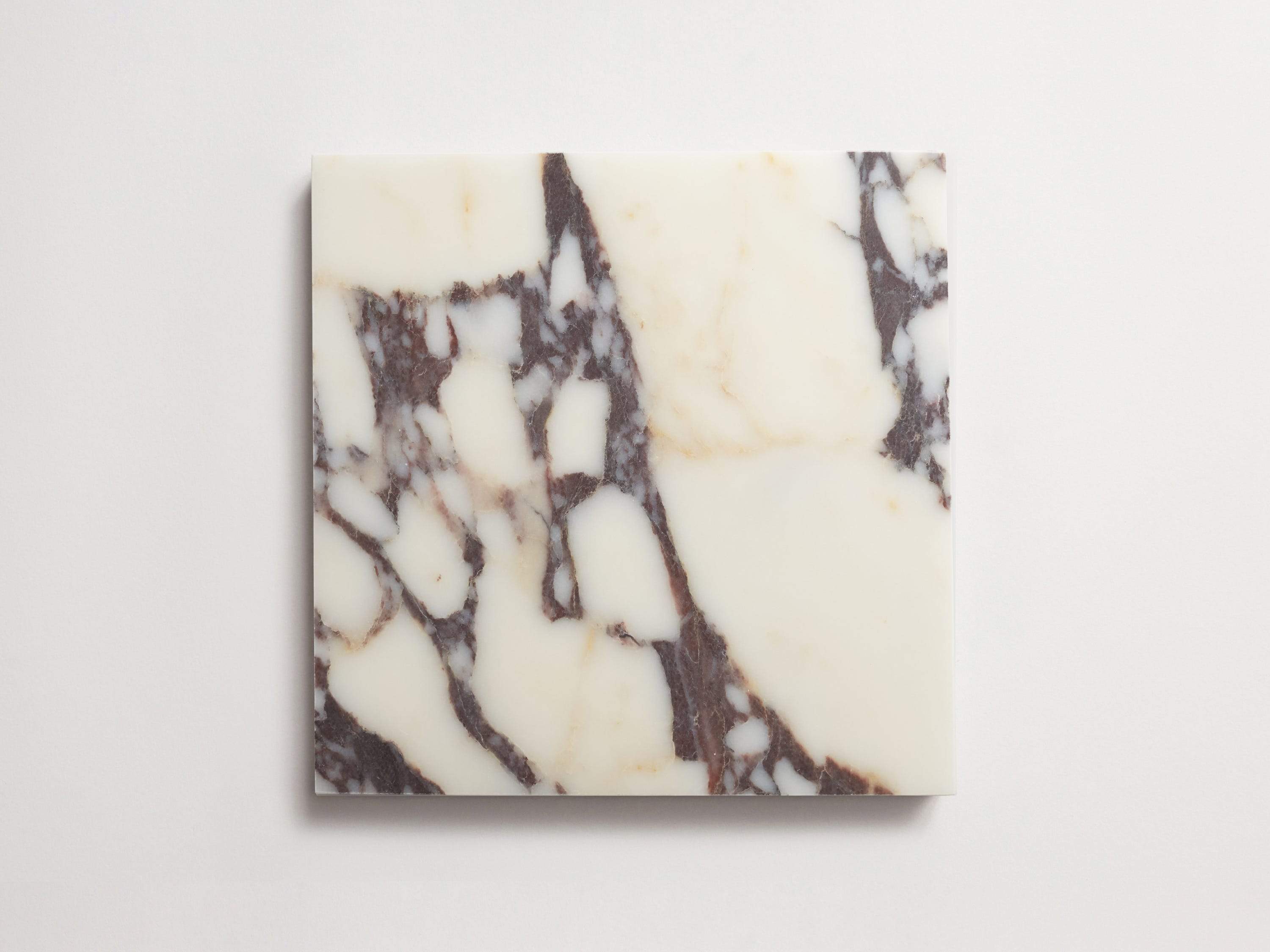 Breccia Viola Calacatta Viola Marble Bvlgari White Table Top from