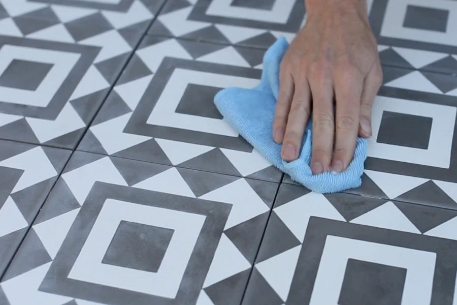 top installation tips for cement tile: trim, grout, and sealant