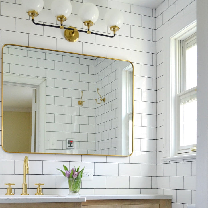 white subway tile in the bathroom: modern & timeless ideas