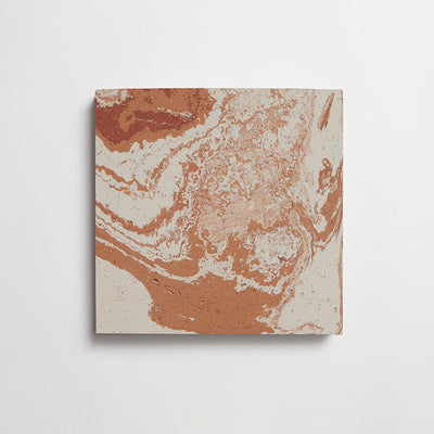 fornace brioni + cristina celestino | cotto variegato ebru 03 | sample ~ 4"x4"x⅝" sample