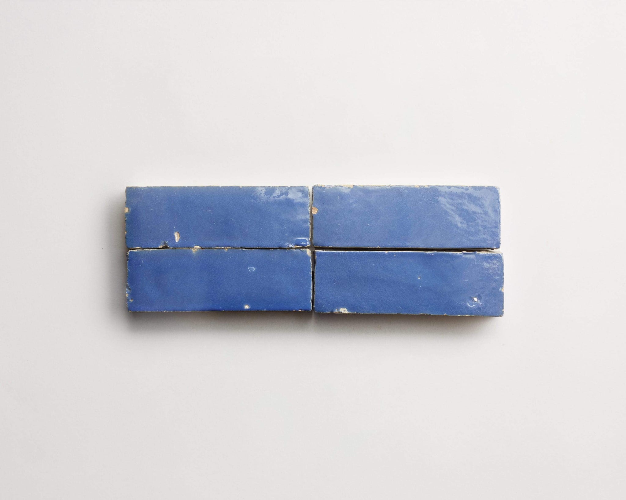 zellige | classic cerulean | bejmat ~ 2"x6"x0.75"