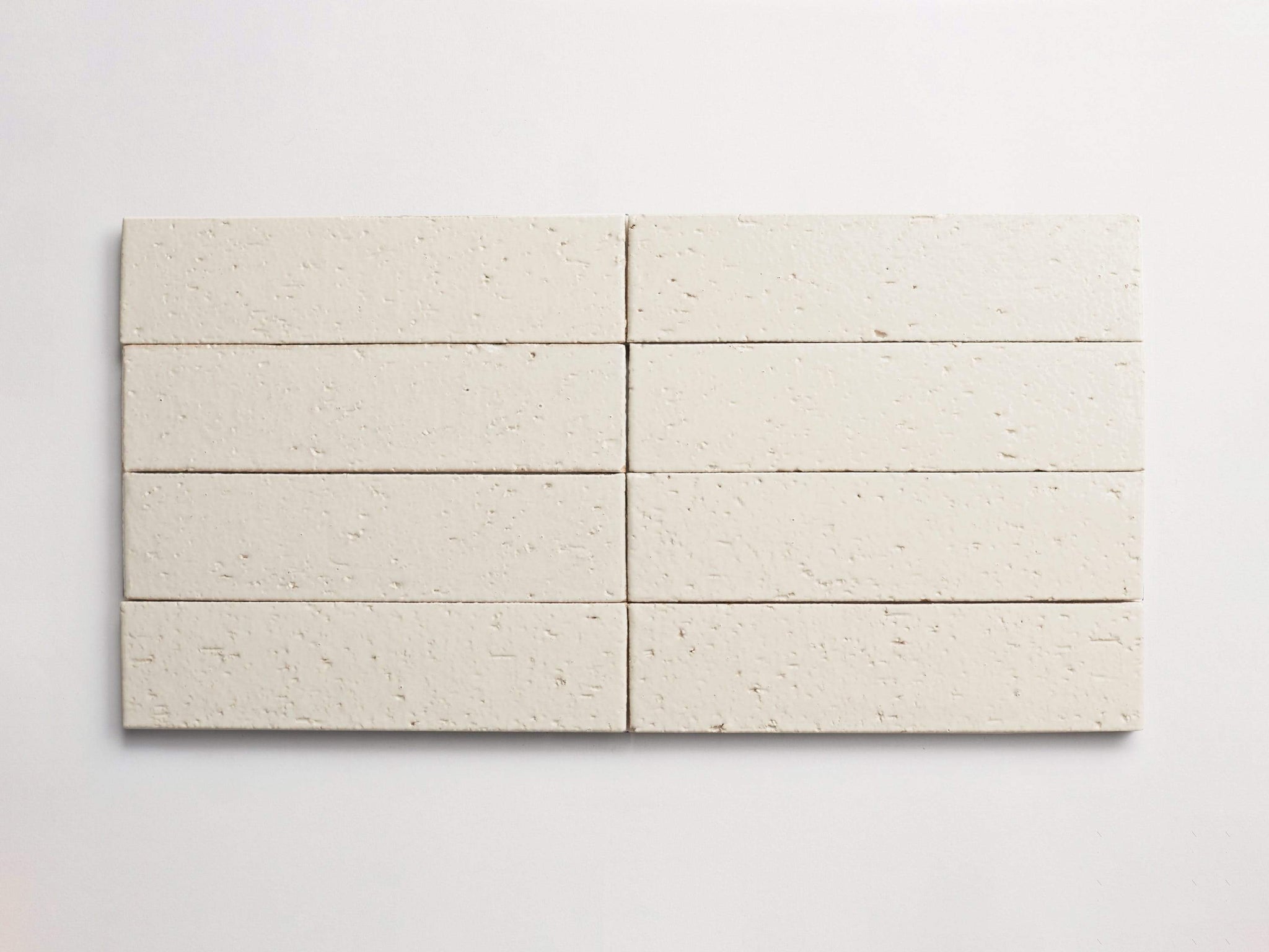 modern farmhouse brick | cream gloss ~ 2.5"x9.5"x0.375"