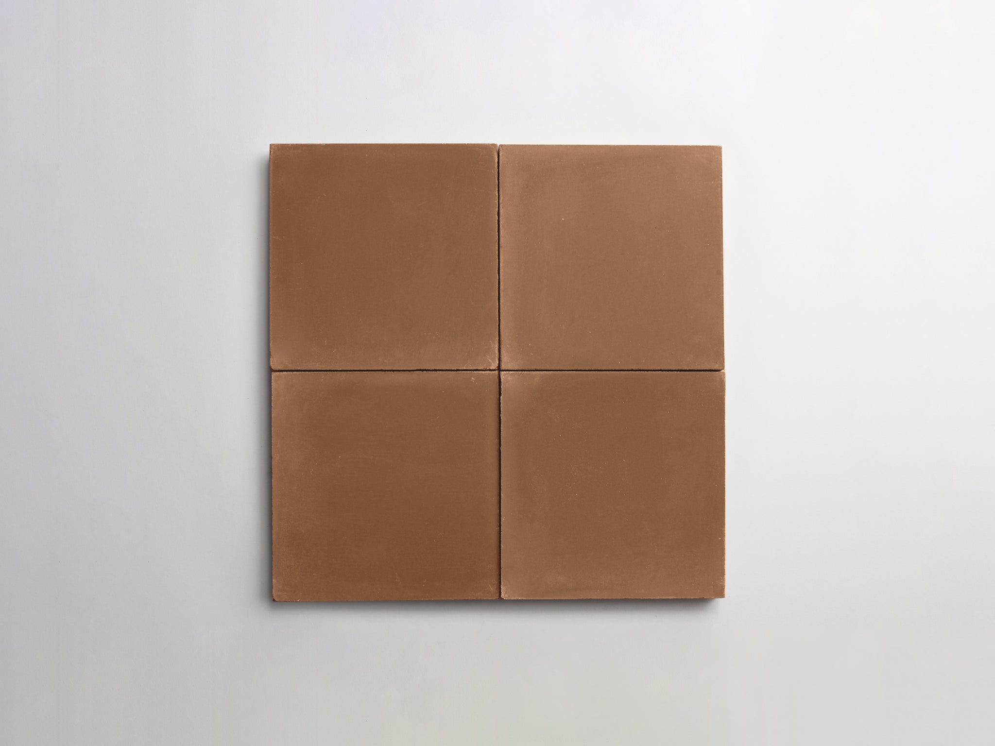 cement | solid | umber | petite ~ 4"x4"x0.625"