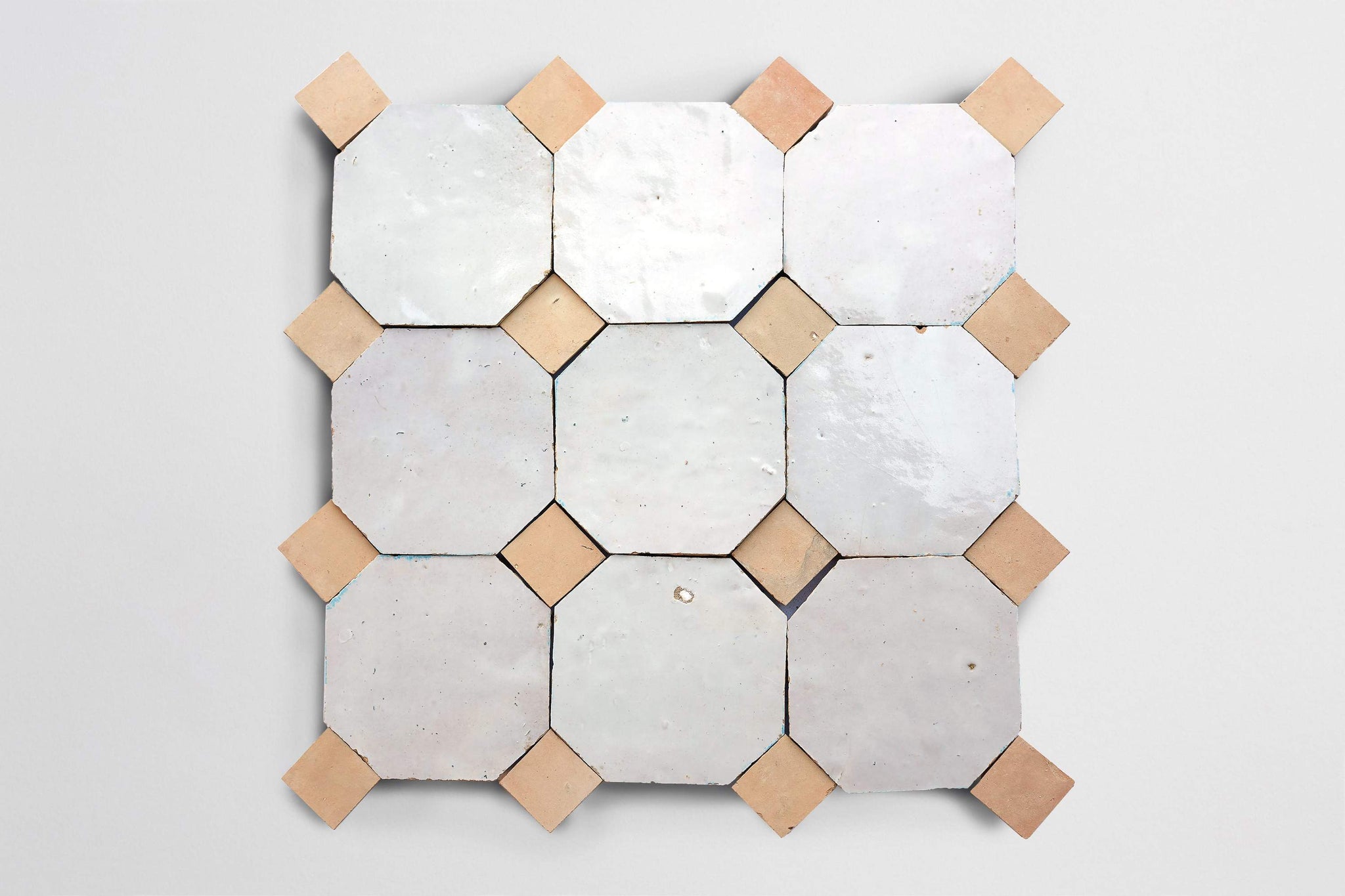 zio & sons + clé | weathered white octagon + natural bouchon (unmounted bundle)