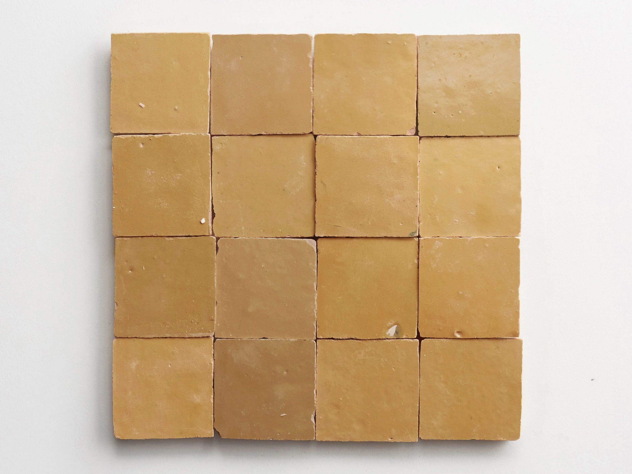 zellige | riverbed | mounted square ~ 2"x2"x0.375"