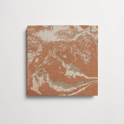 fornace brioni + cristina celestino | cotto variegato ebru 00 | sample ~ 4"x4"x0.625" sample