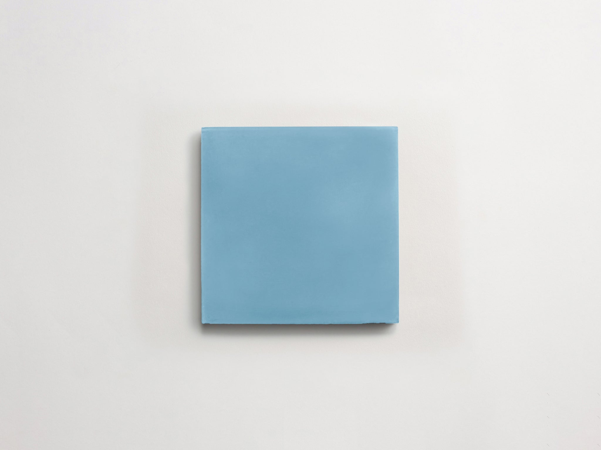 cement | solid | azure | petite ~ 4"x4"x0.625"