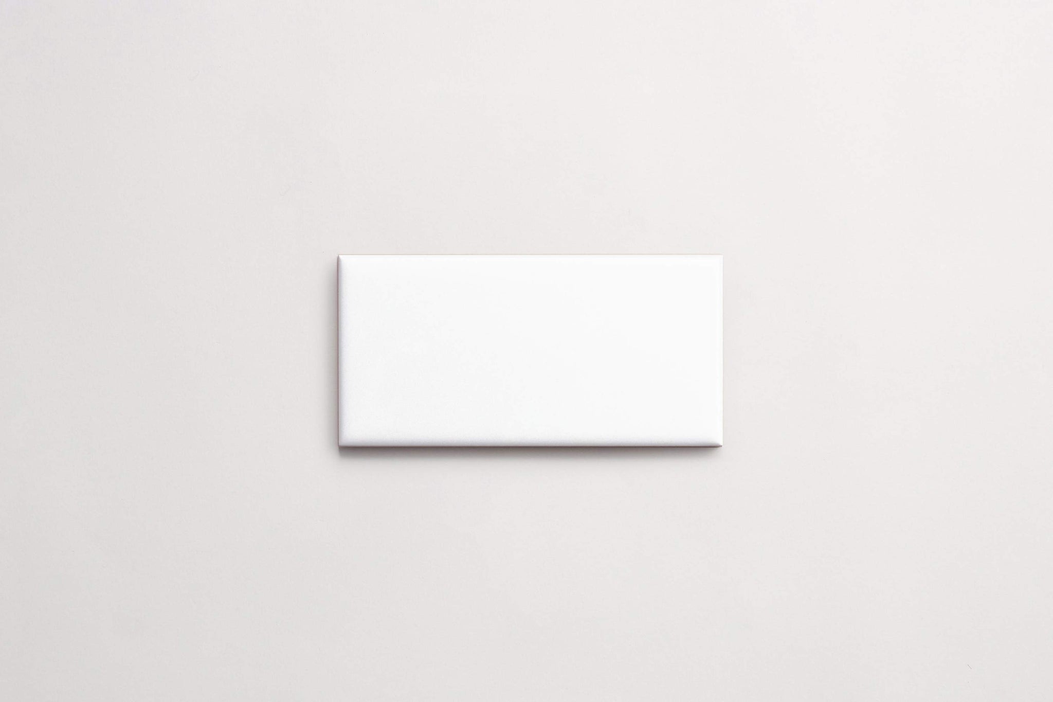 ceramic | white gloss | subway ~ 6"x3"x0.25"