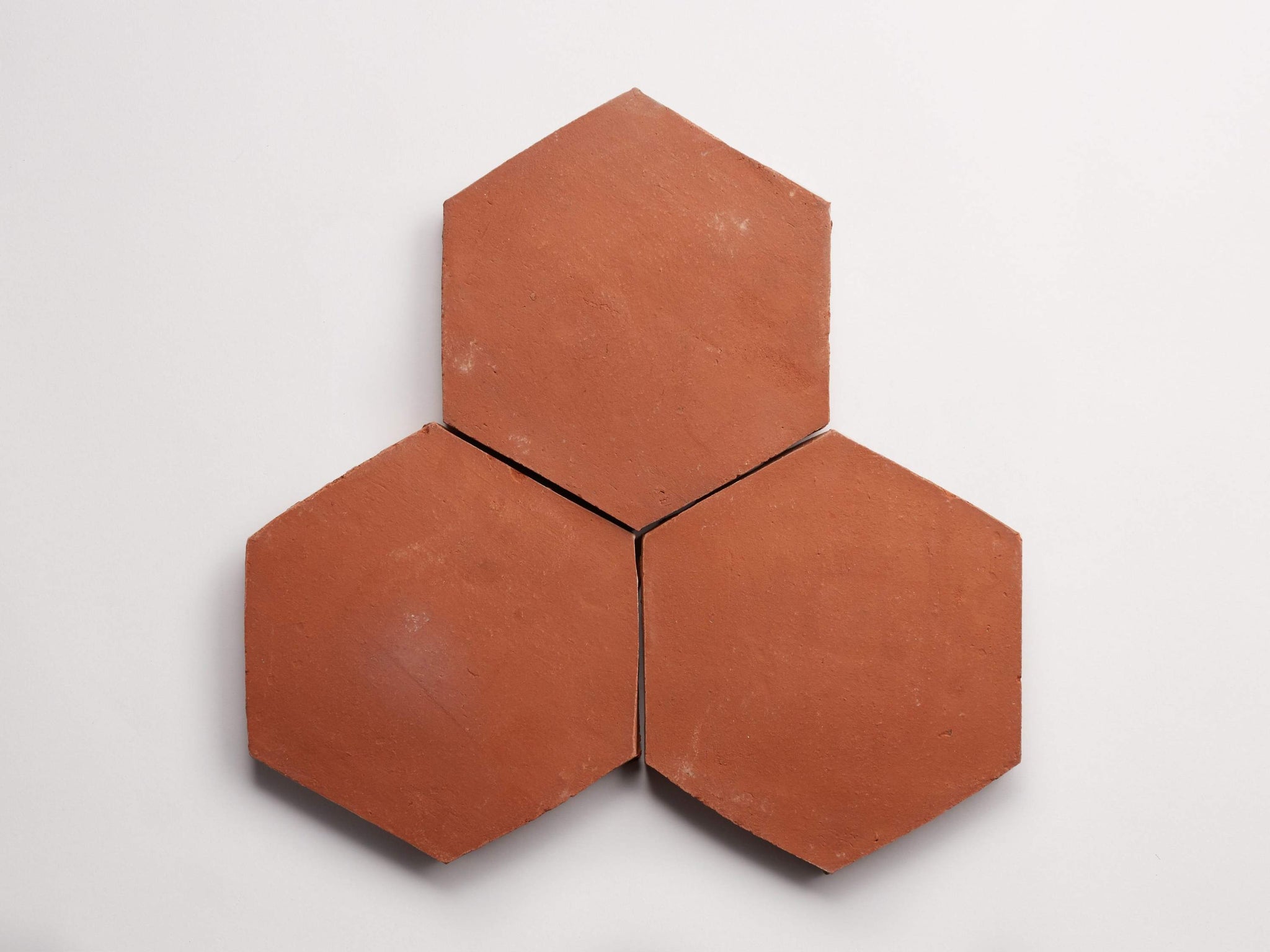 belgian reproduction | flemish red | terracotta | hex ~ 8"x9"x0.75"