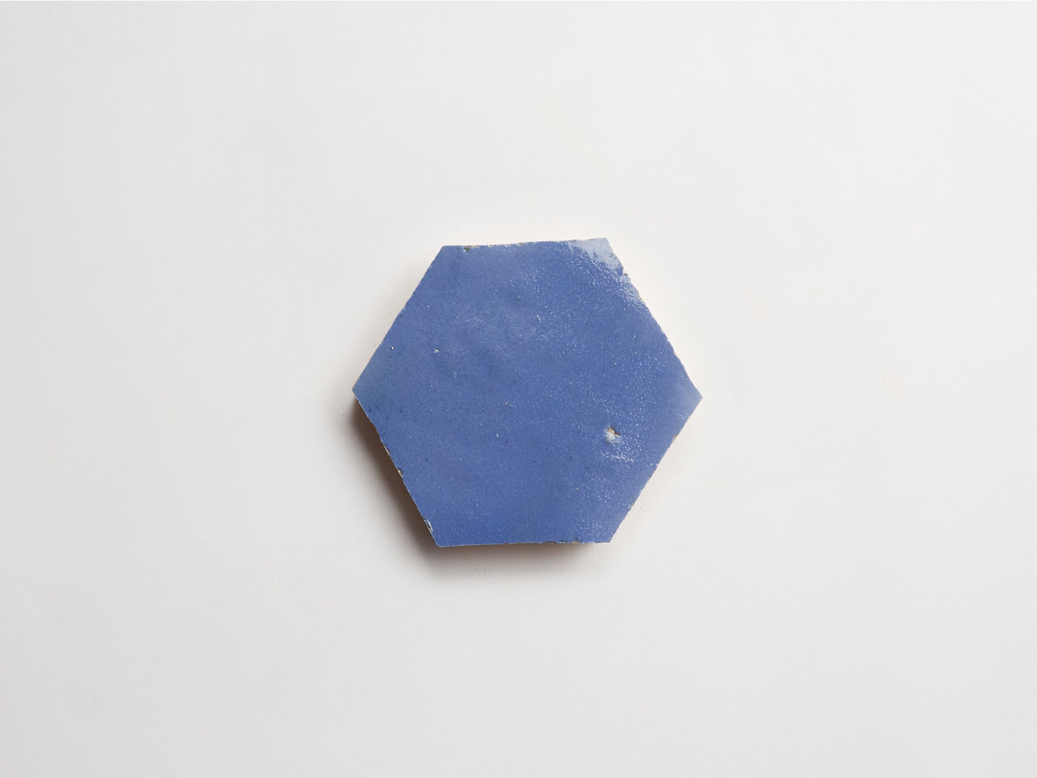 zellige | classic cerulean | hex ~ 3.5"x4"x0.375"