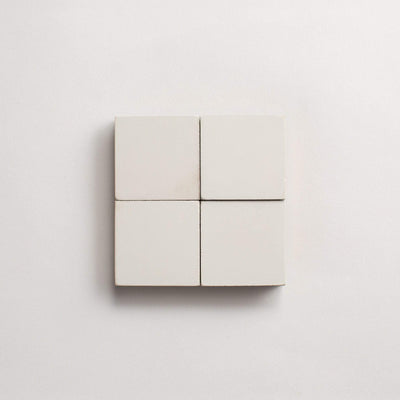 cement | solid | white | square sample ~ 2"x2"x⅝" sample