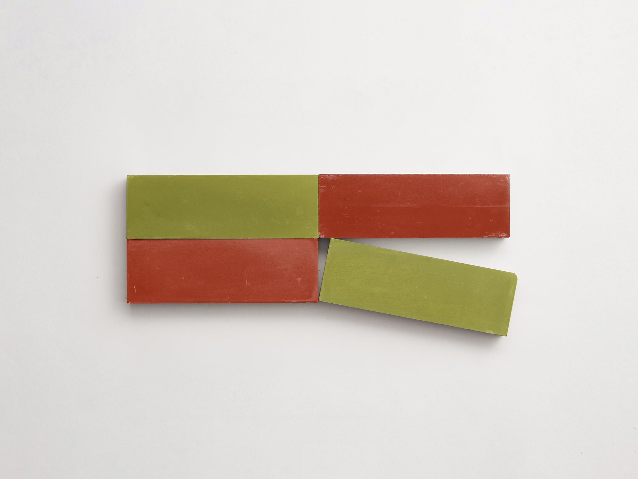 cement | mythology | salon | baguette vibrant duo | olive + flame (2pc bundle) ~ 2"x6"