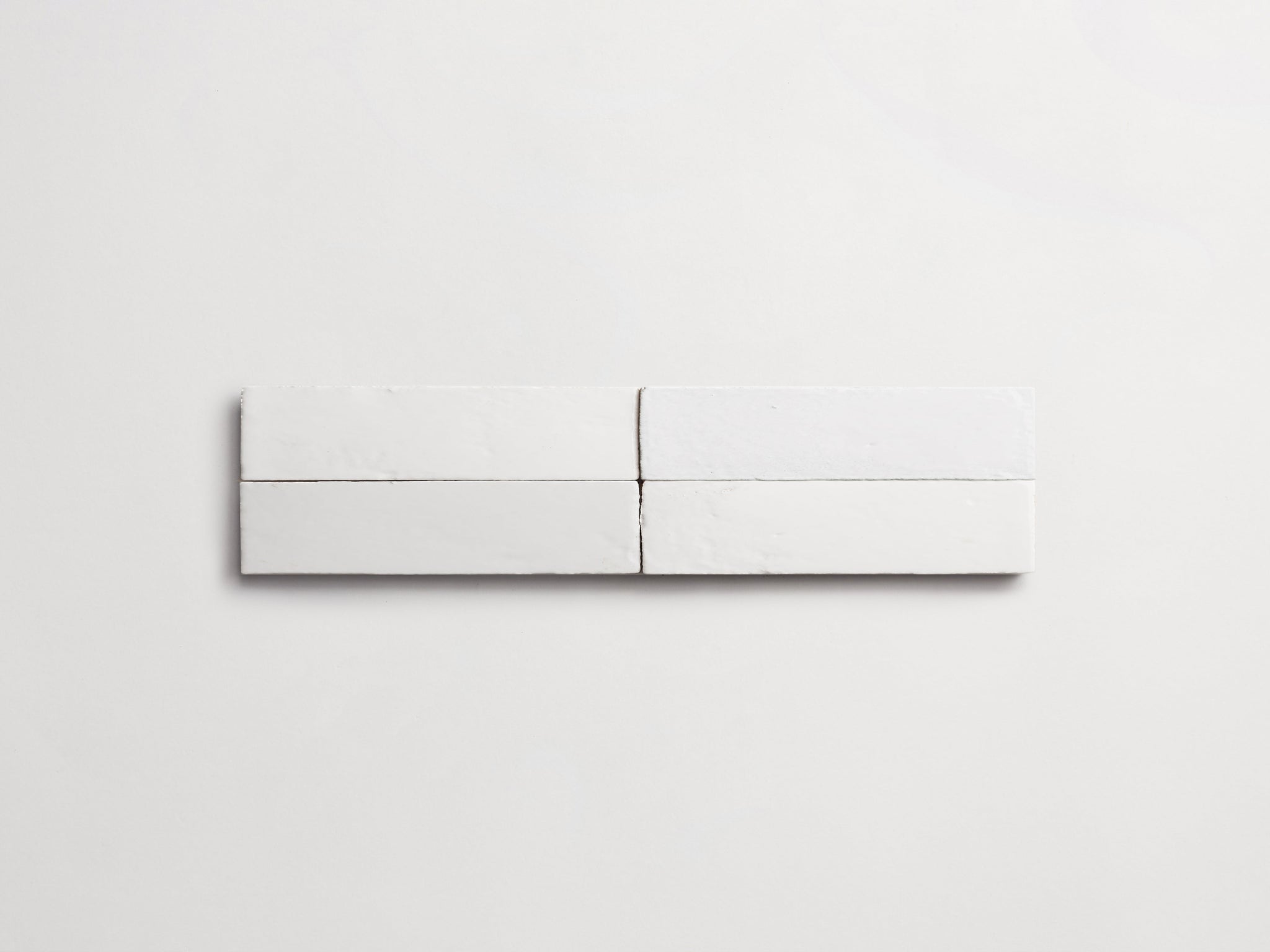 fornace brioni + clé | casale rustico | white gloss | blade | rectangle ~ 3"x12"x0.5"