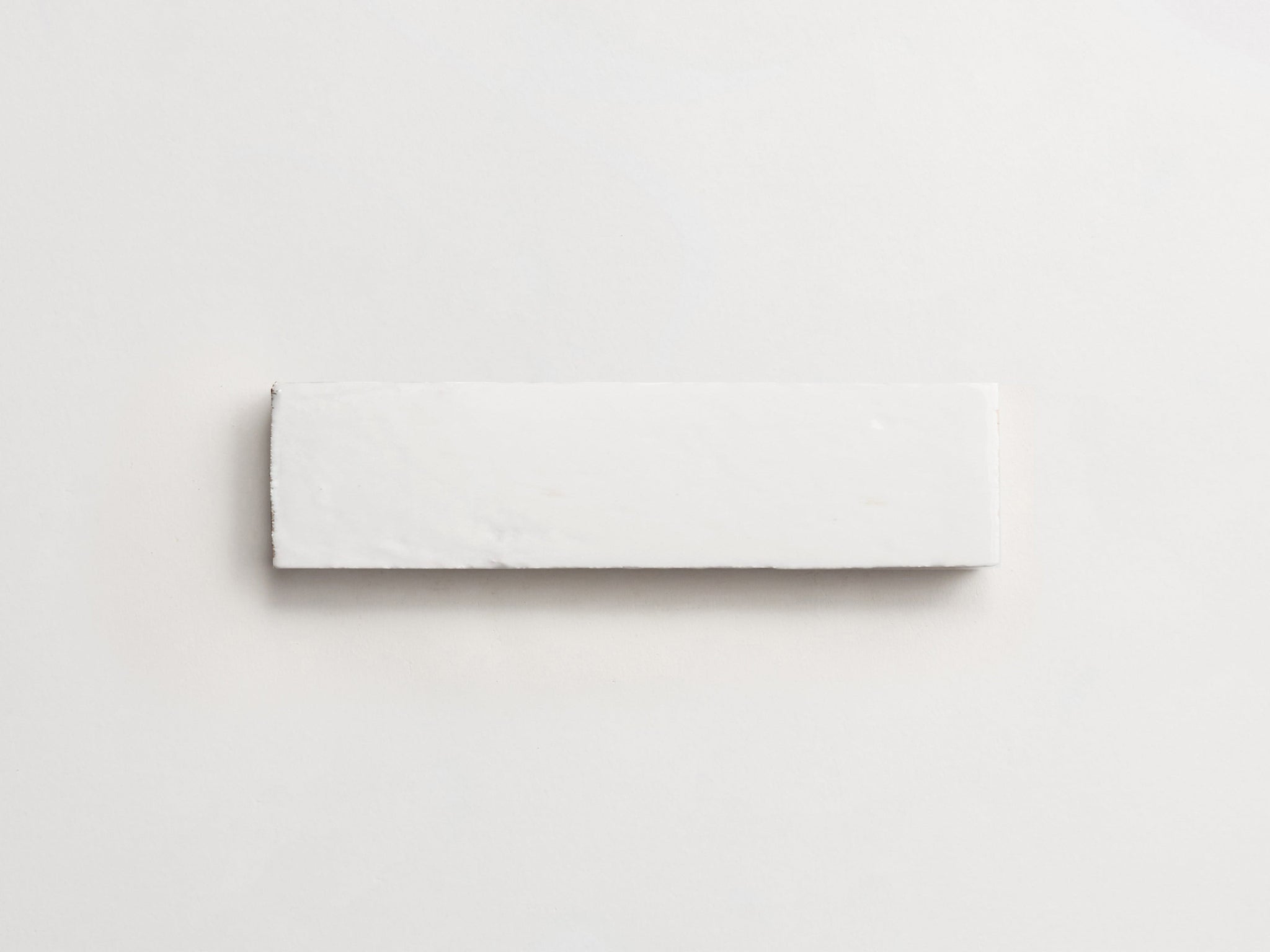 fornace brioni + clé | casale rustico | white gloss | cigar | rectangle ~ 2"x8"x0.5"