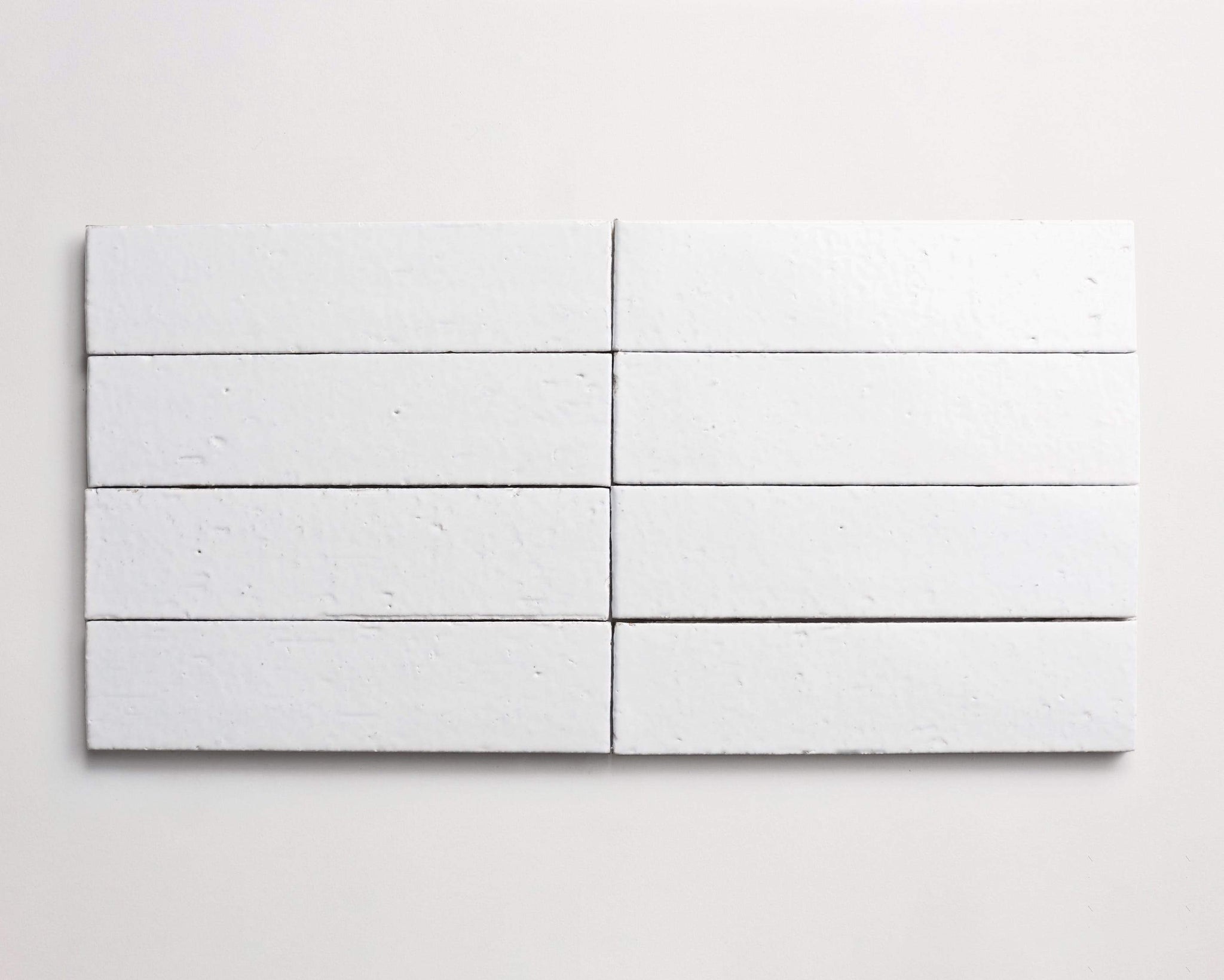 modern farmhouse brick | white gloss ~ 2.5"x9.5"x0.375"