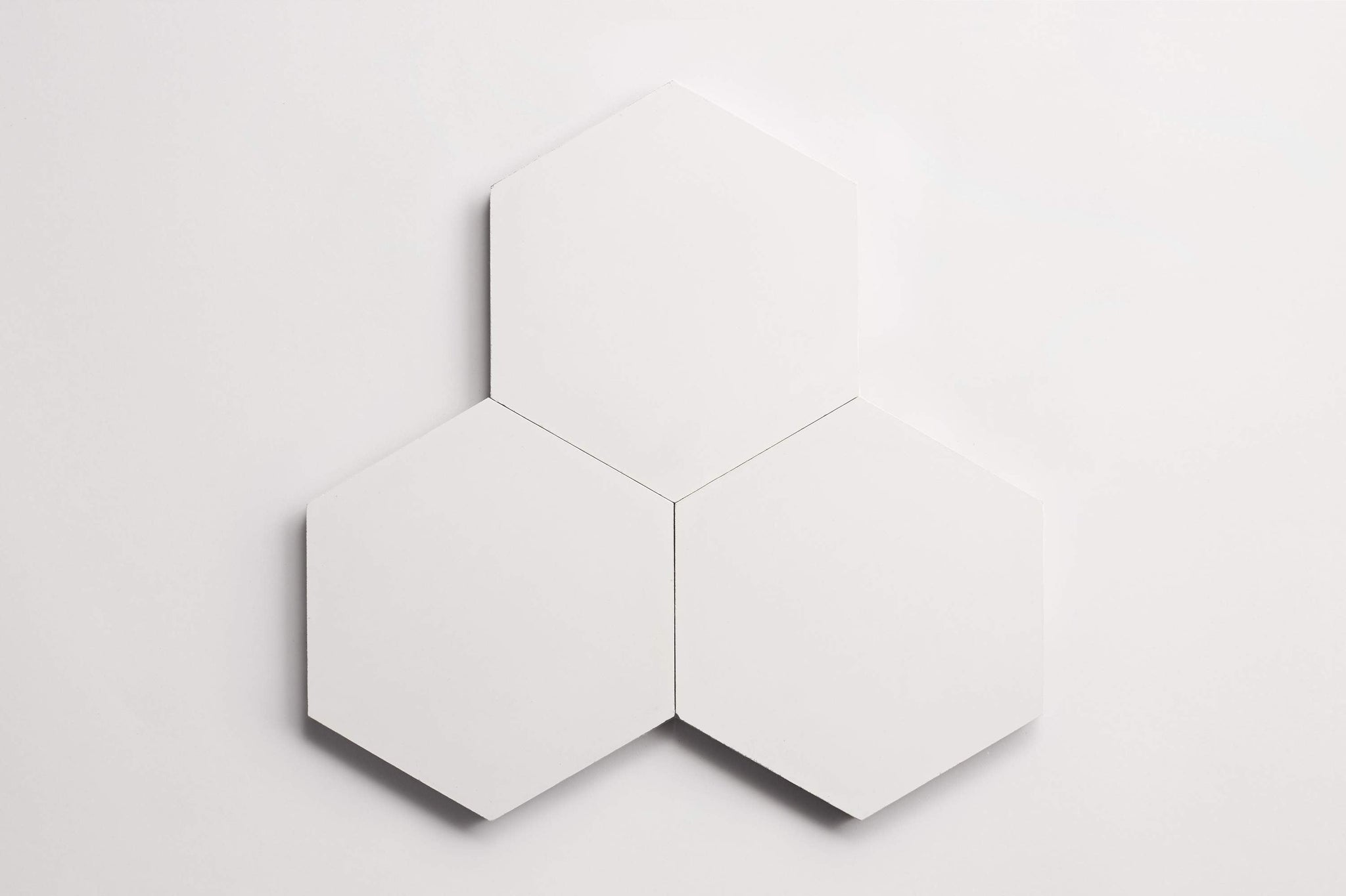 cement | solid | white | hex ~ 9"x8"x0.625"