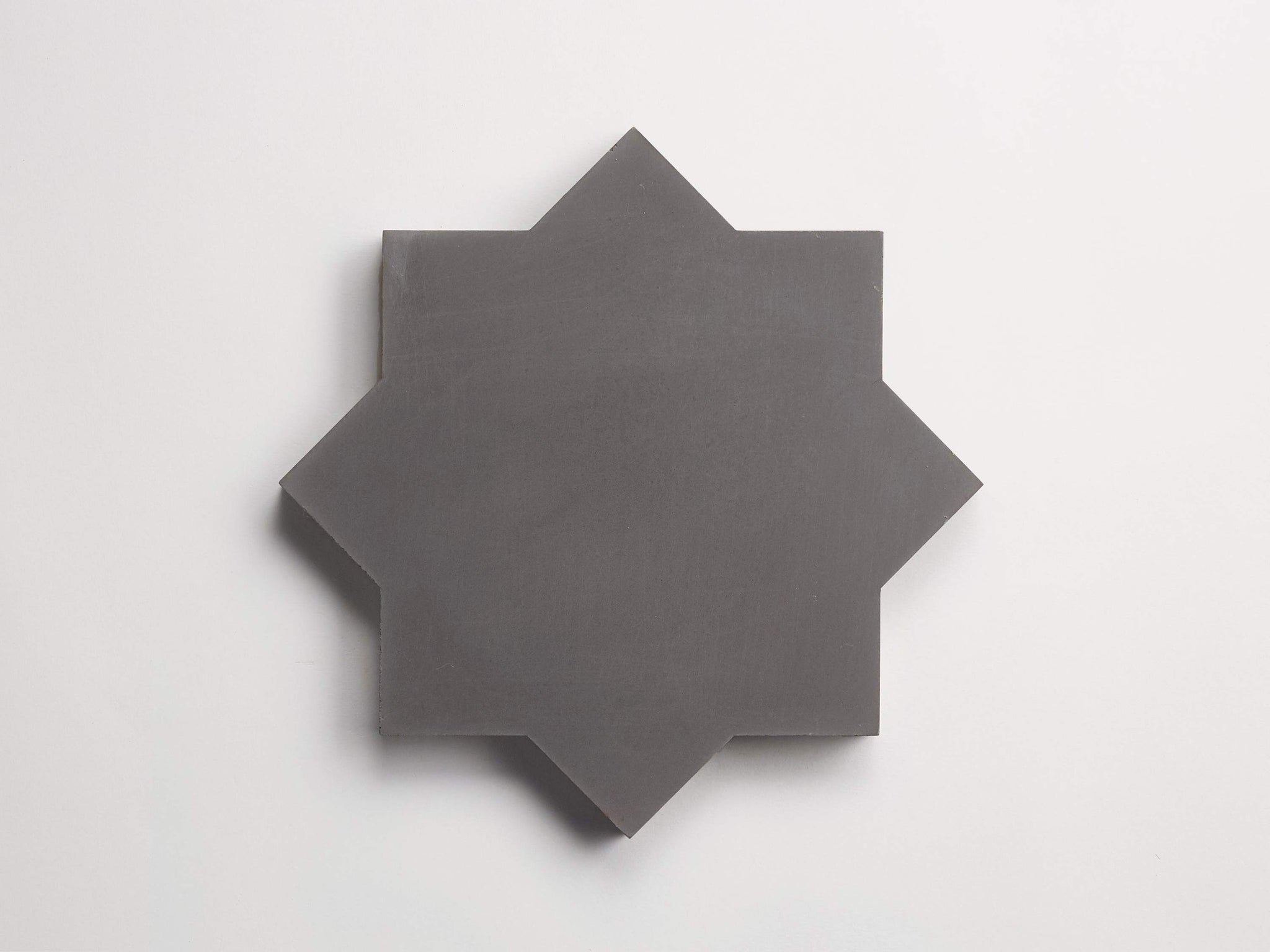 cement | pavimenti act I | casablanca charcoal star + flowerpot cross (bundle)