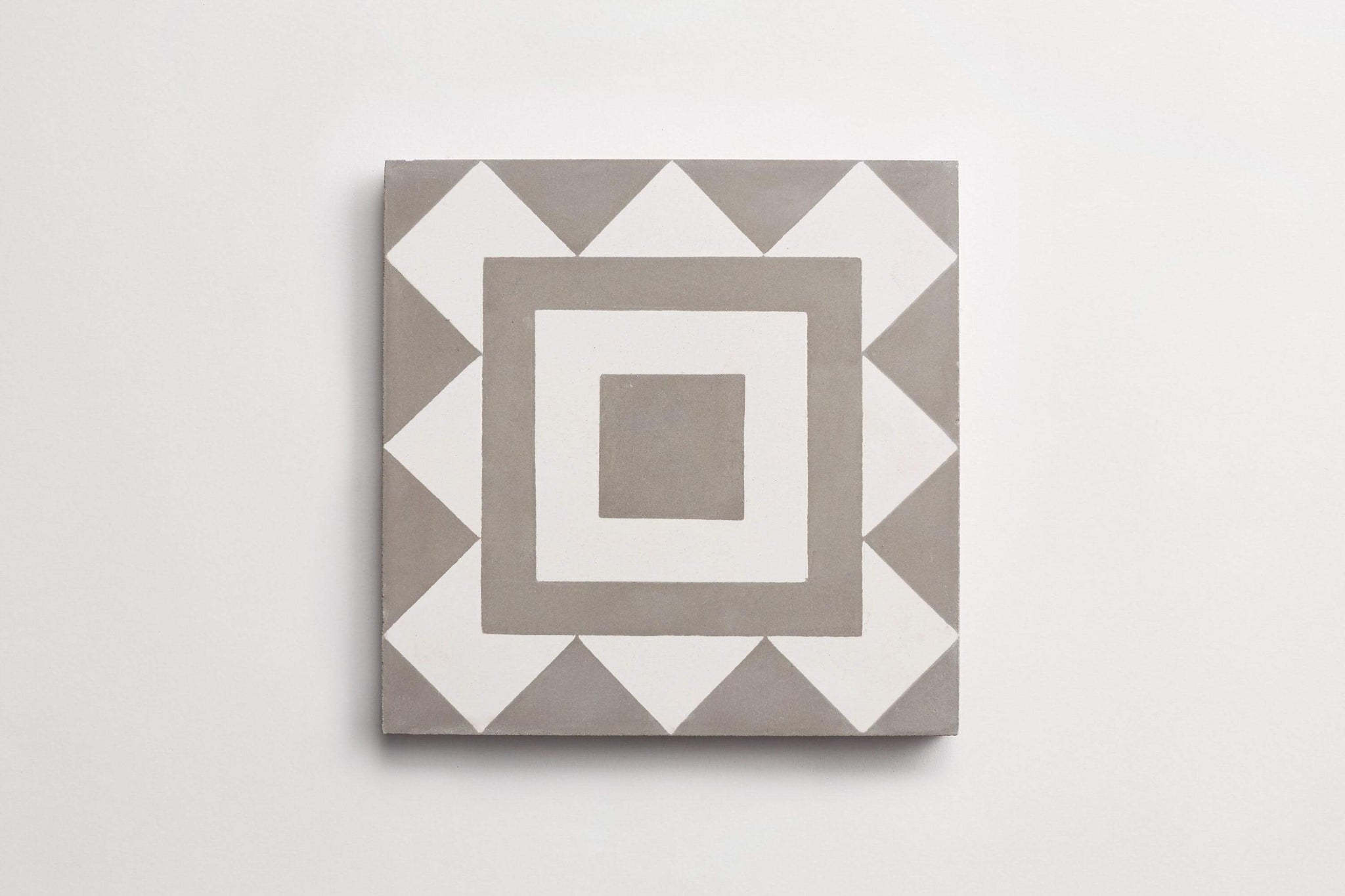 cement | los feliz | metal + white ~ 8"x8"x0.625"