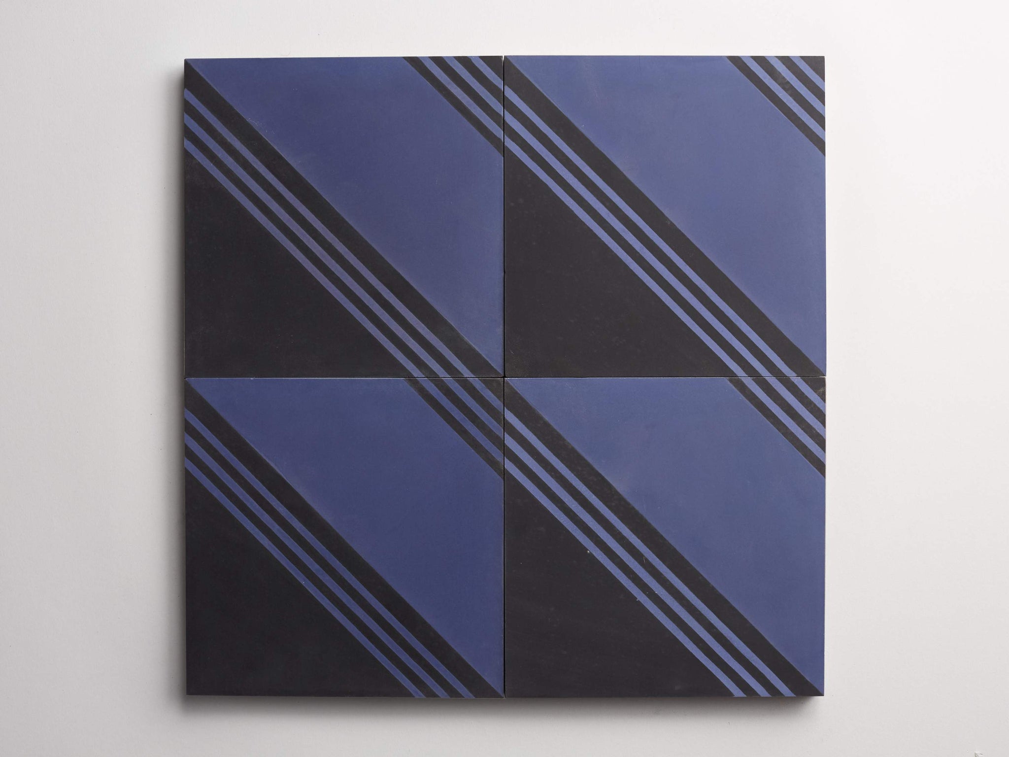 cement | gachot studios | pattern four | himalaya + black ~ 8"x8"x0.625"