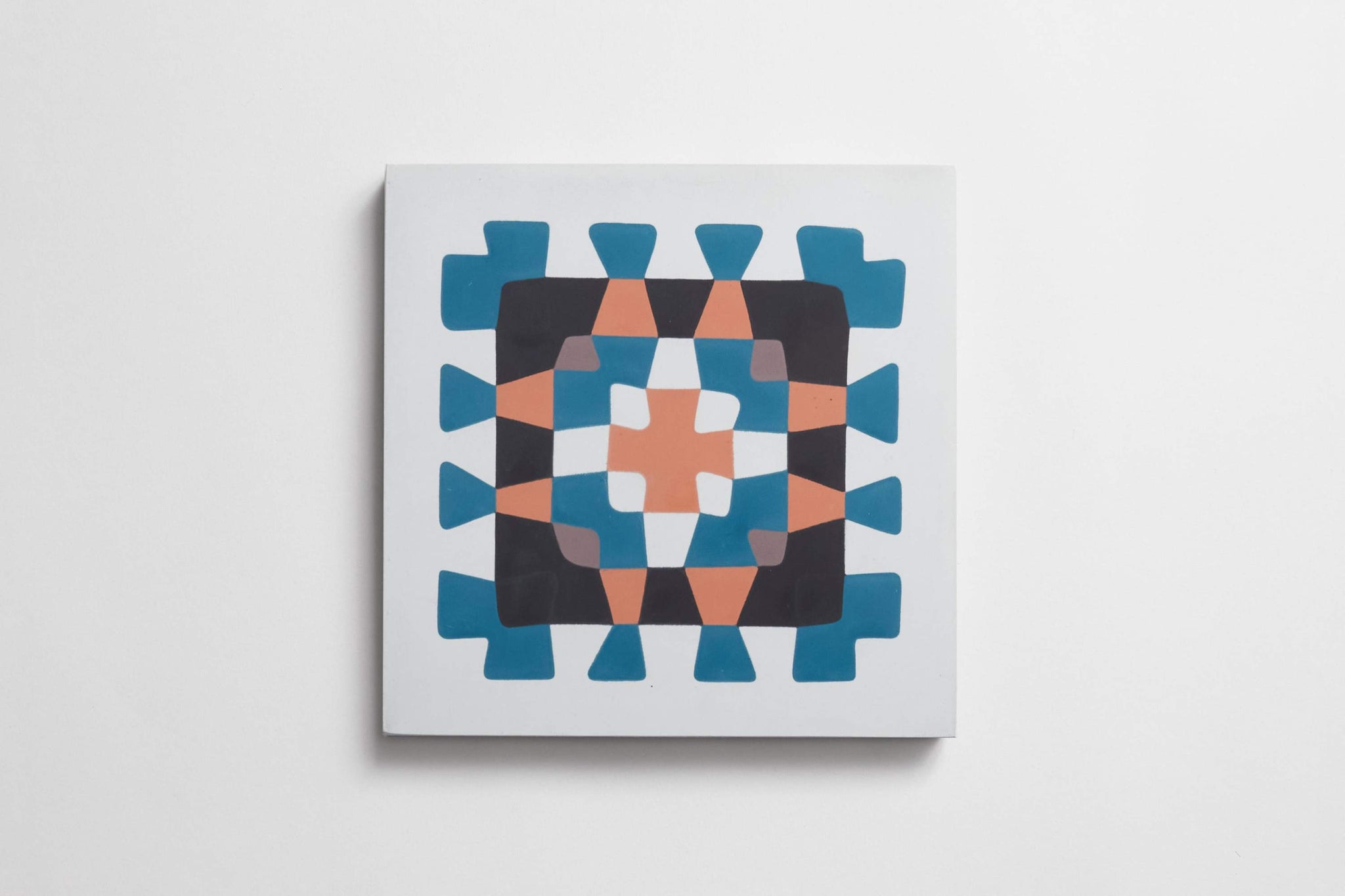 cement | granny squares | white, black, taro, amsterdam + teal (bundle)