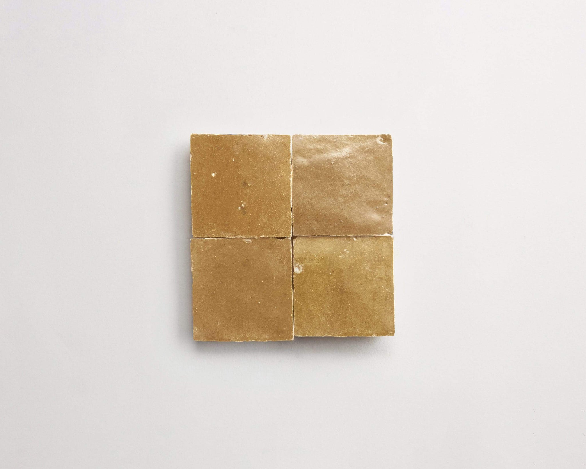 zellige | riverbed | mounted square ~ 2"x2"x0.375"