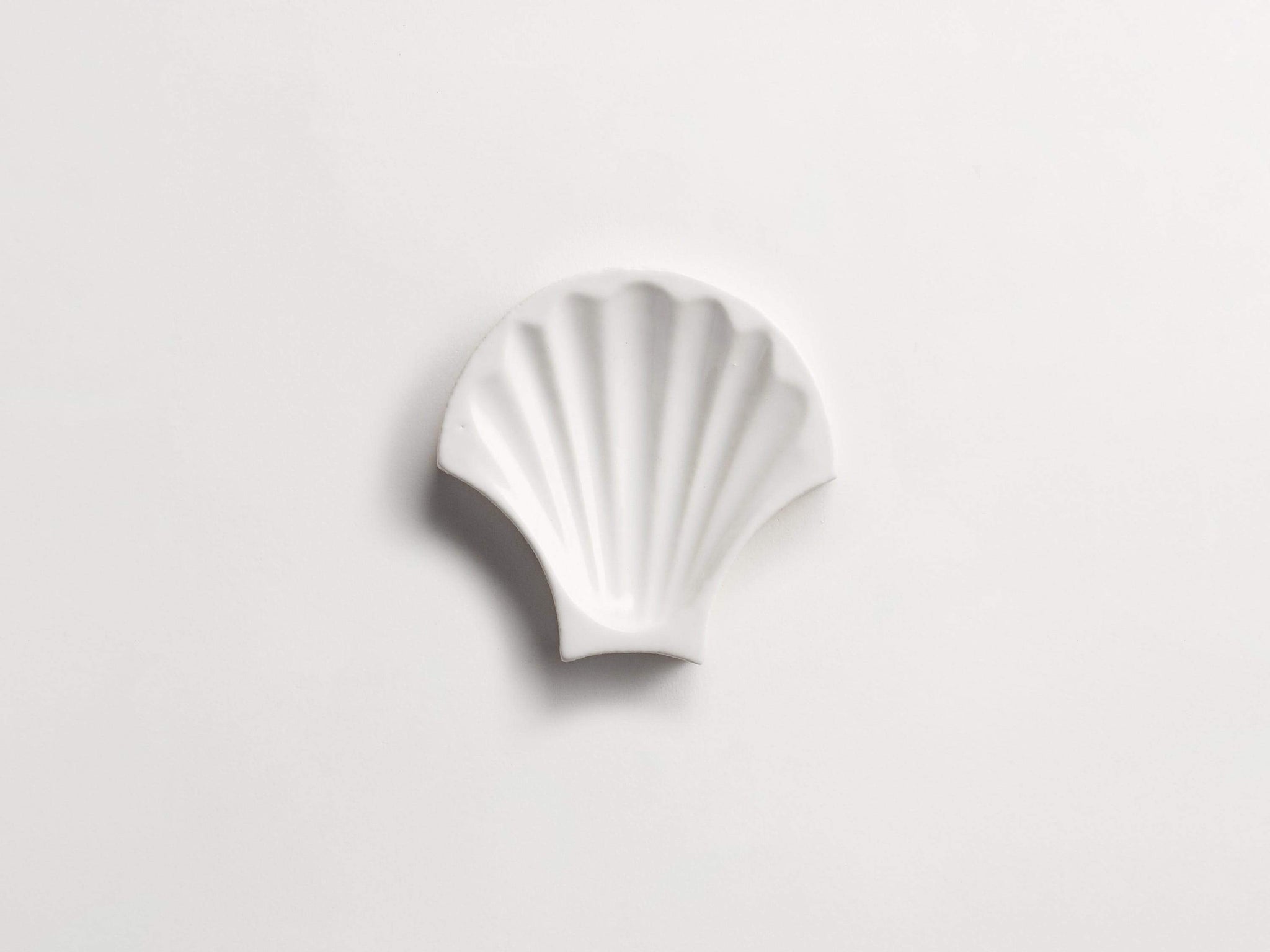 fornace brioni + cristina celestino | rocaille | white | shell ~ 4"x4"x0.625"