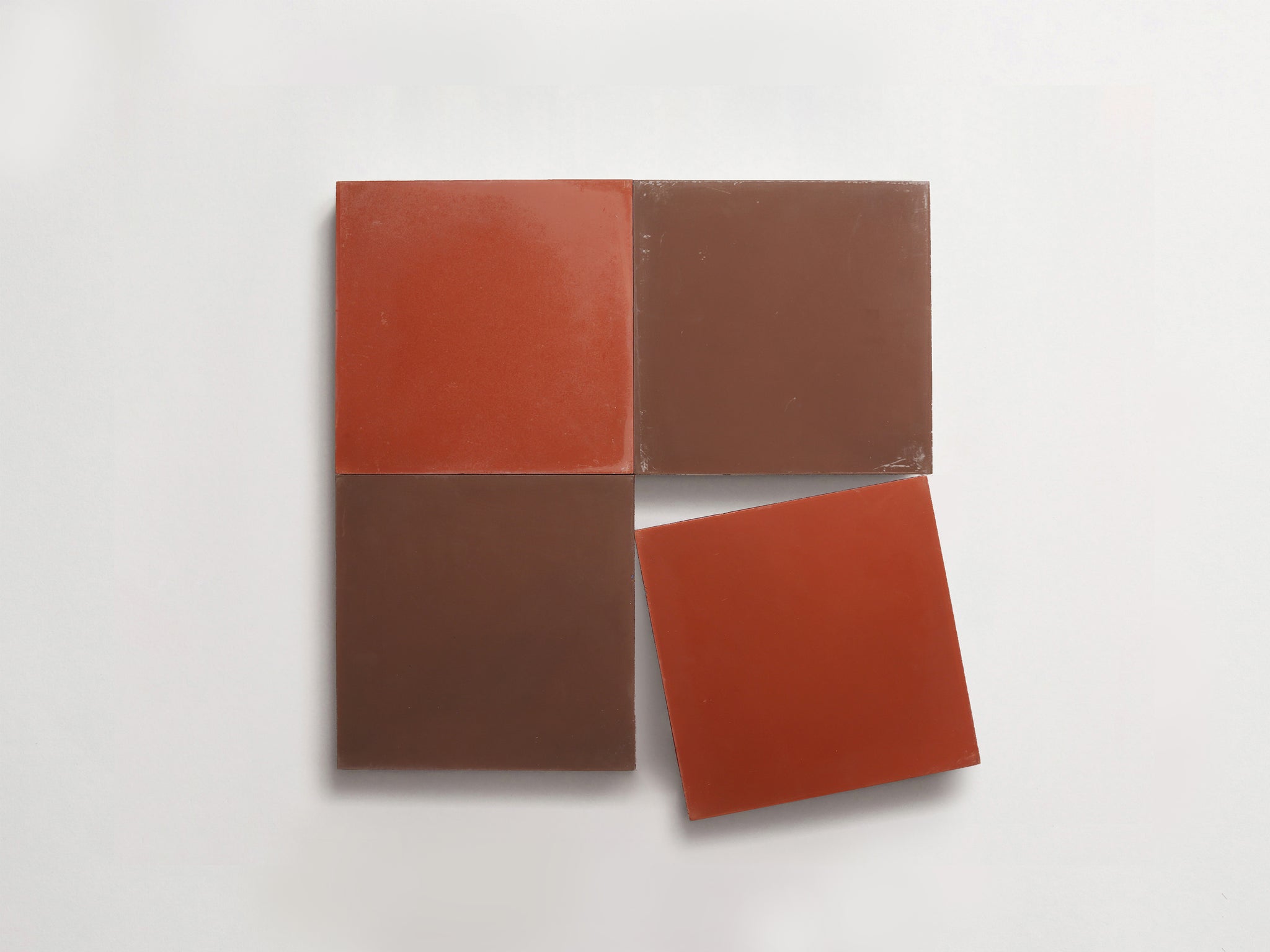 cement | mythology | oz | petite shade duo | chestnut + flame (2pc bundle) ~ 4"x4"