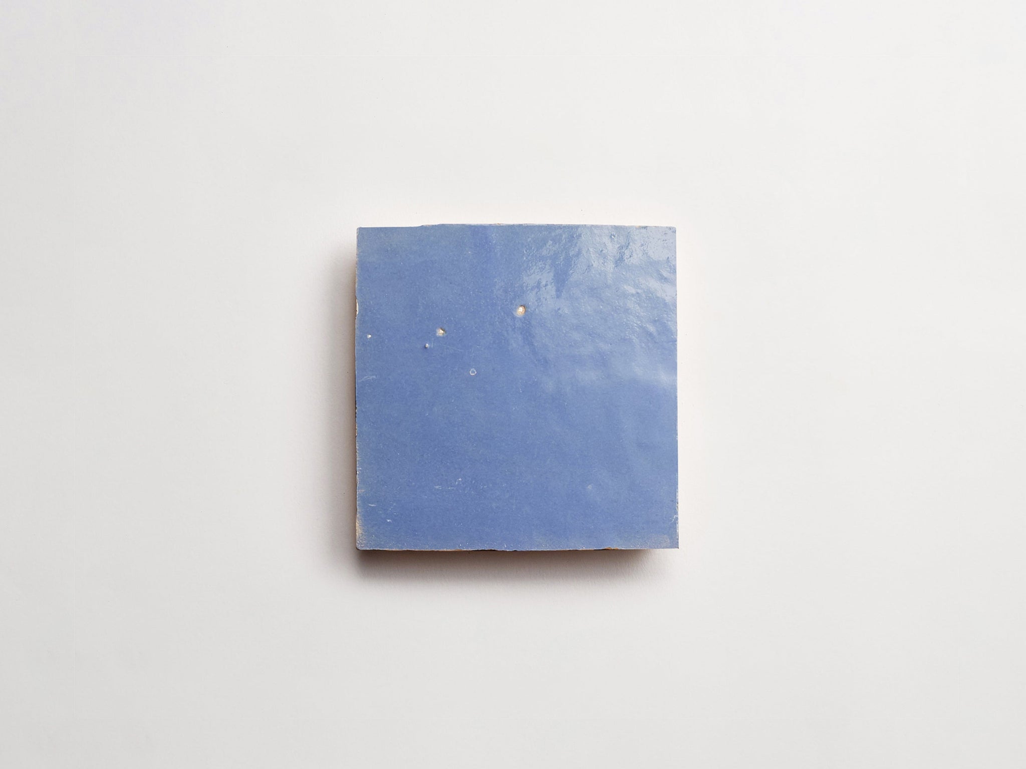 zellige | classic cerulean | square ~ 4"x4"x0.375"