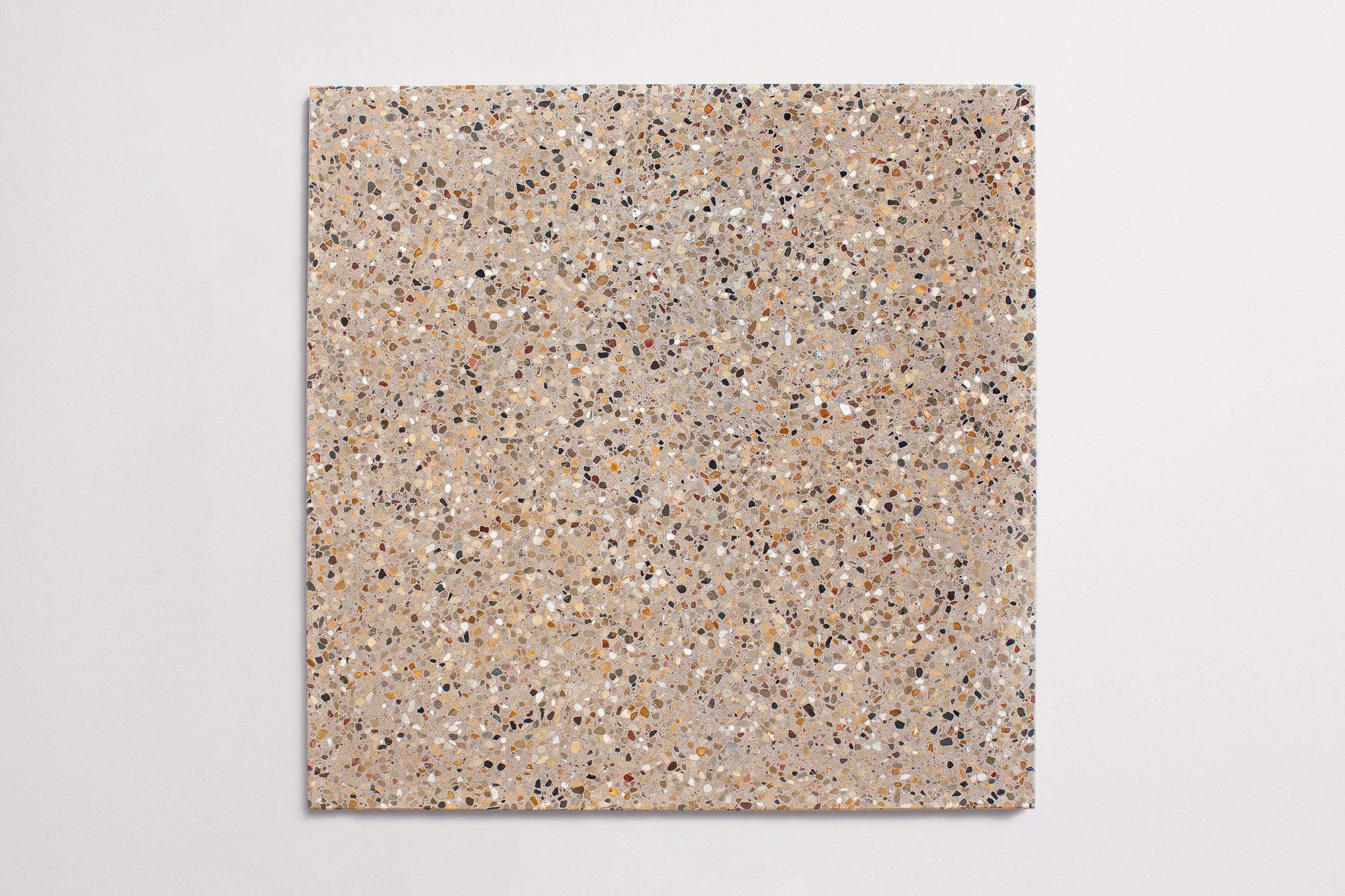 forage terrazzo | shell | square ~ 24"x24"x0.625"