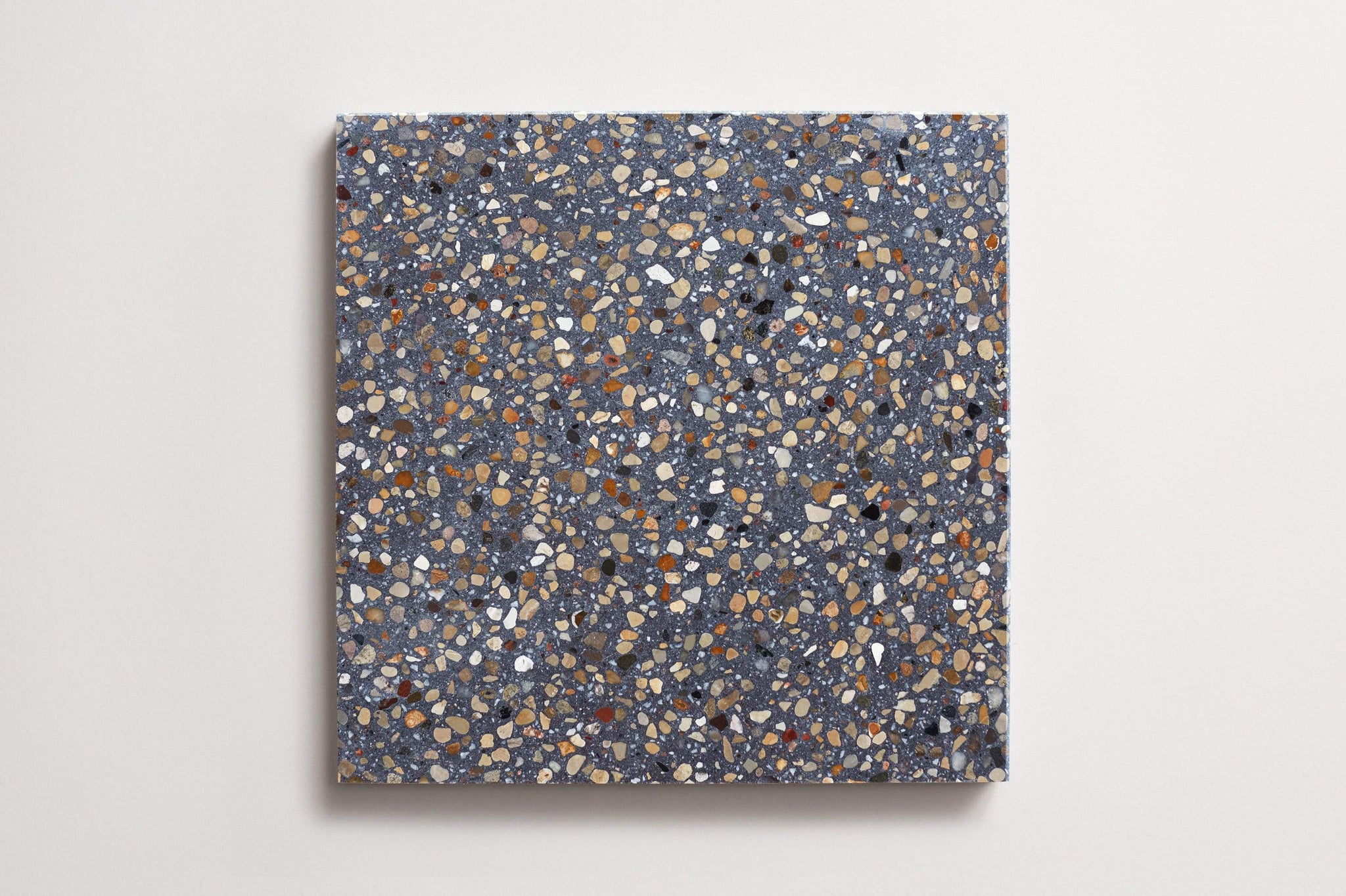 forage terrazzo | charcoal | square ~ 12"x12"x0.5"