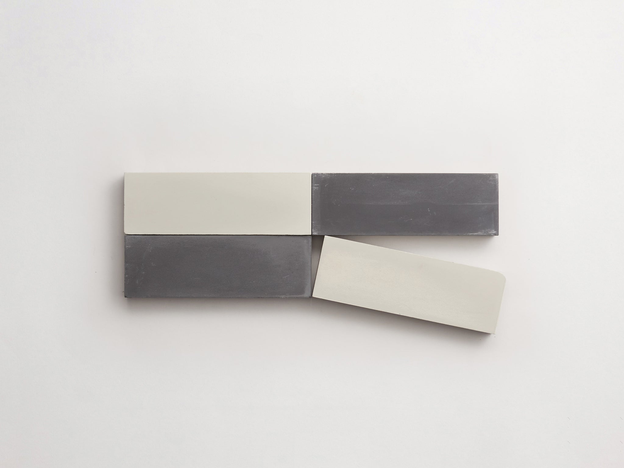 cement | mythology | dartmoor | baguette neutral duo | paste + charcoal (2pc bundle) ~ 2"x6"