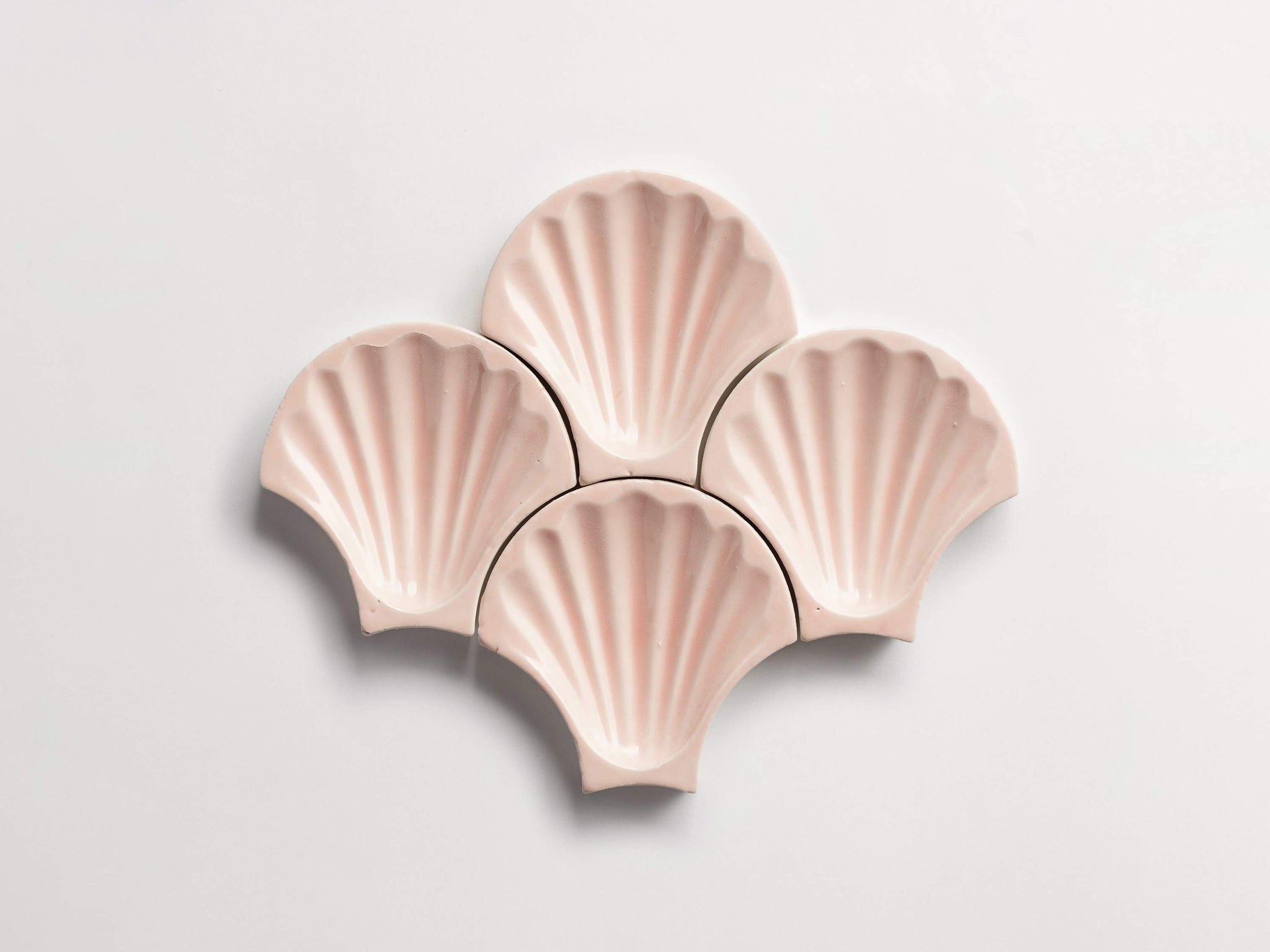 fornace brioni + cristina celestino | rocaille | nude | shell ~ 4"x4"x0.625"