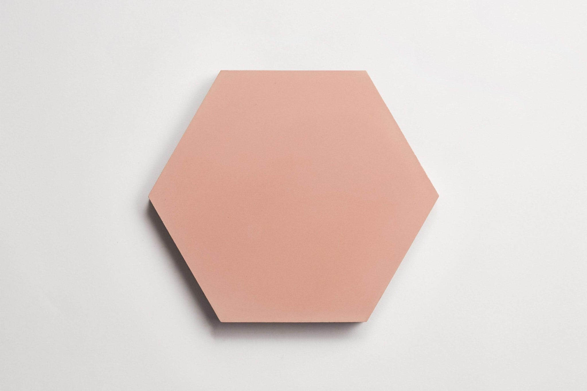 cement | solid | red clay | hex ~ 9"x8"x0.625"