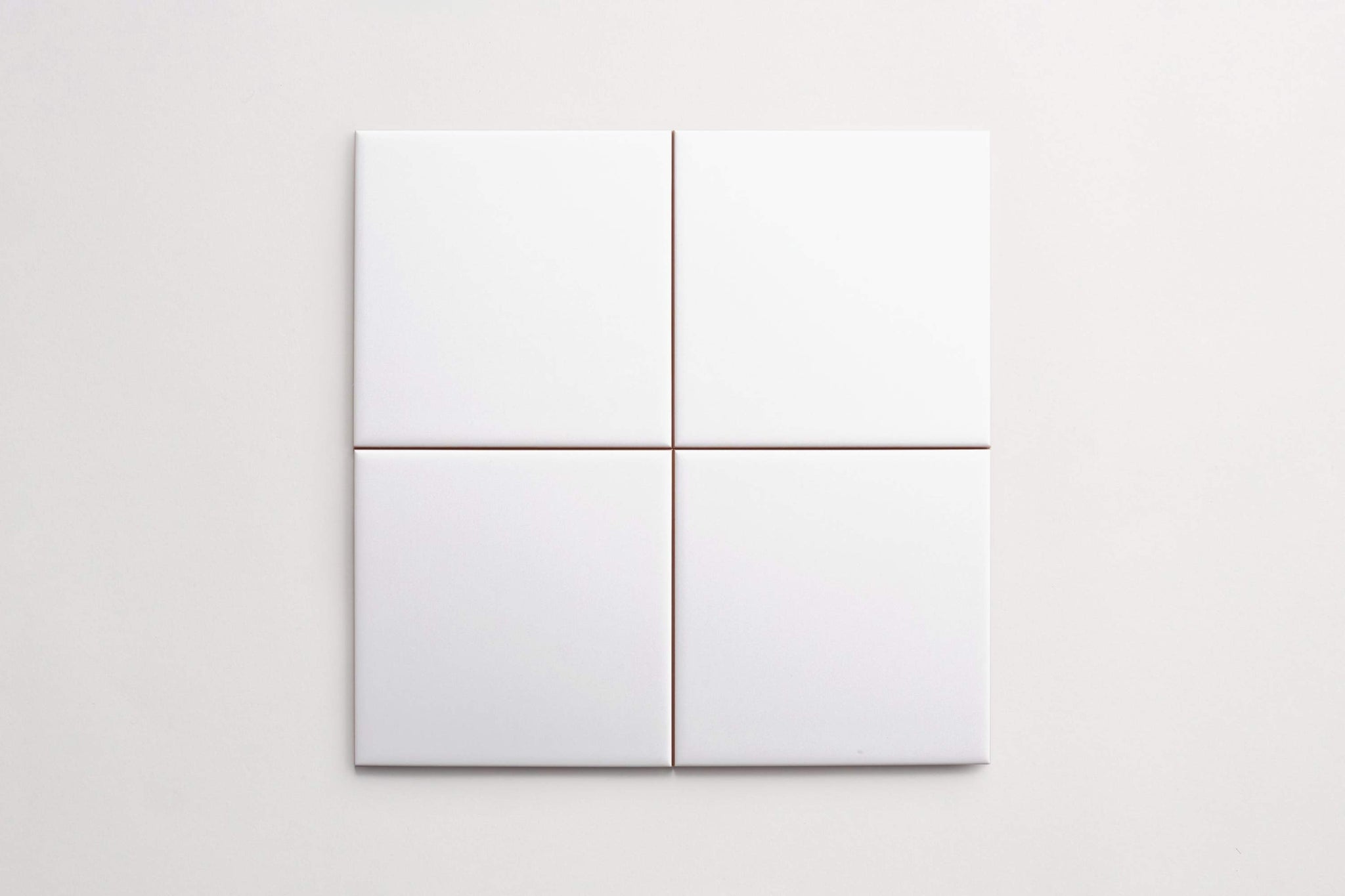 ceramic | white gloss | square subway ~ 6"x6"x0.25"