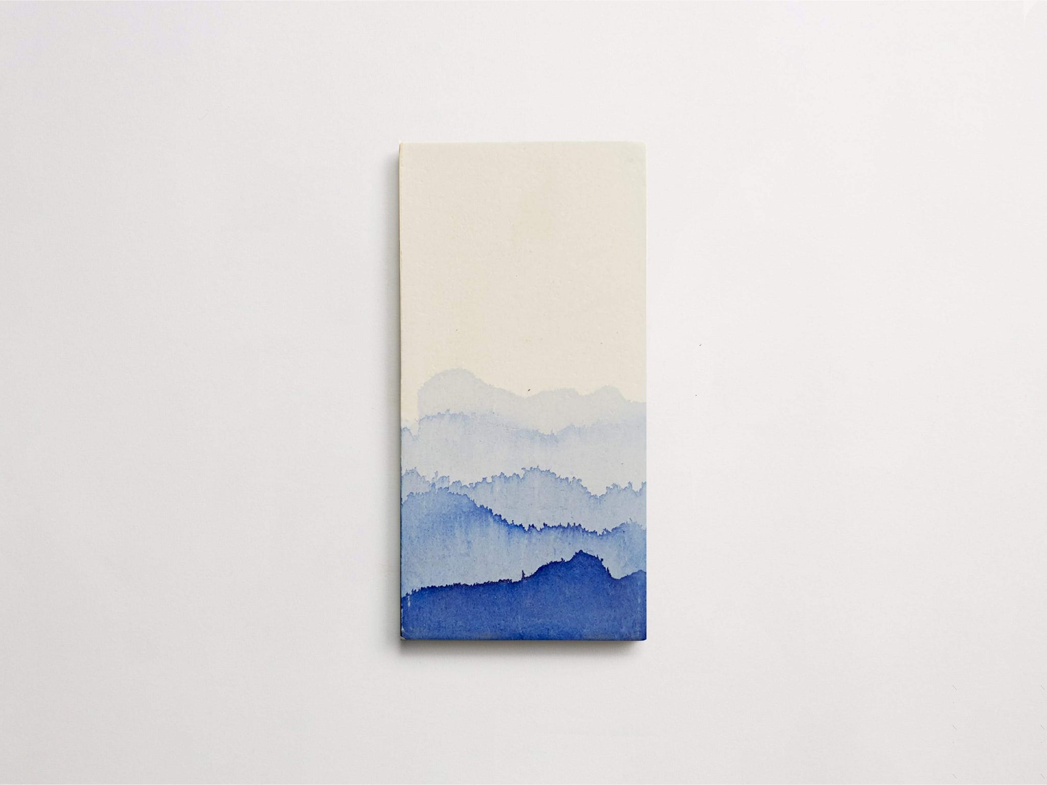 watermark | dip | indigo | porcelain ~ 8"x4"x0.375"