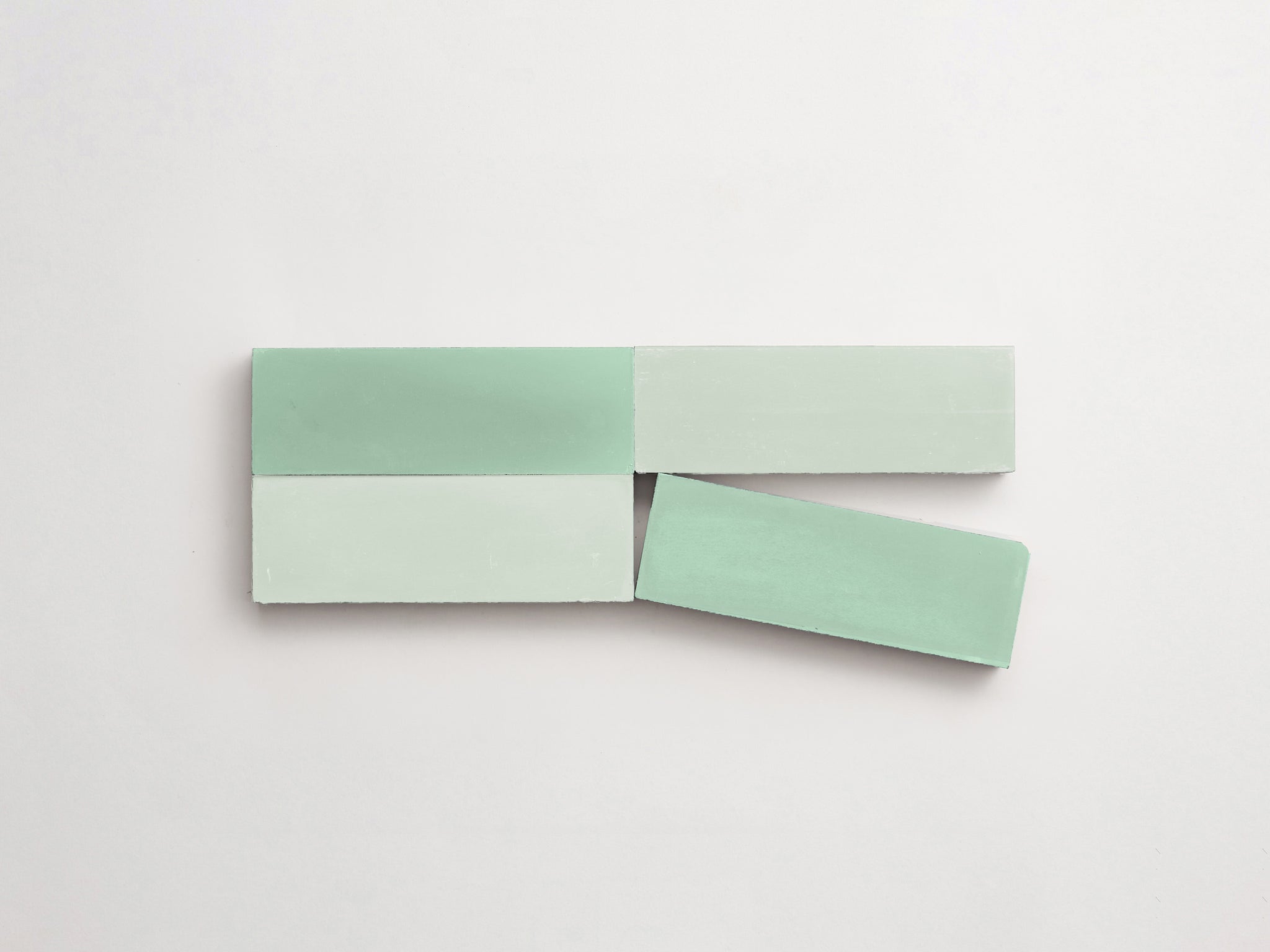 cement | mythology | flanders | baguette shade duo | celadon + ru (2pc bundle) ~ 2"x6"