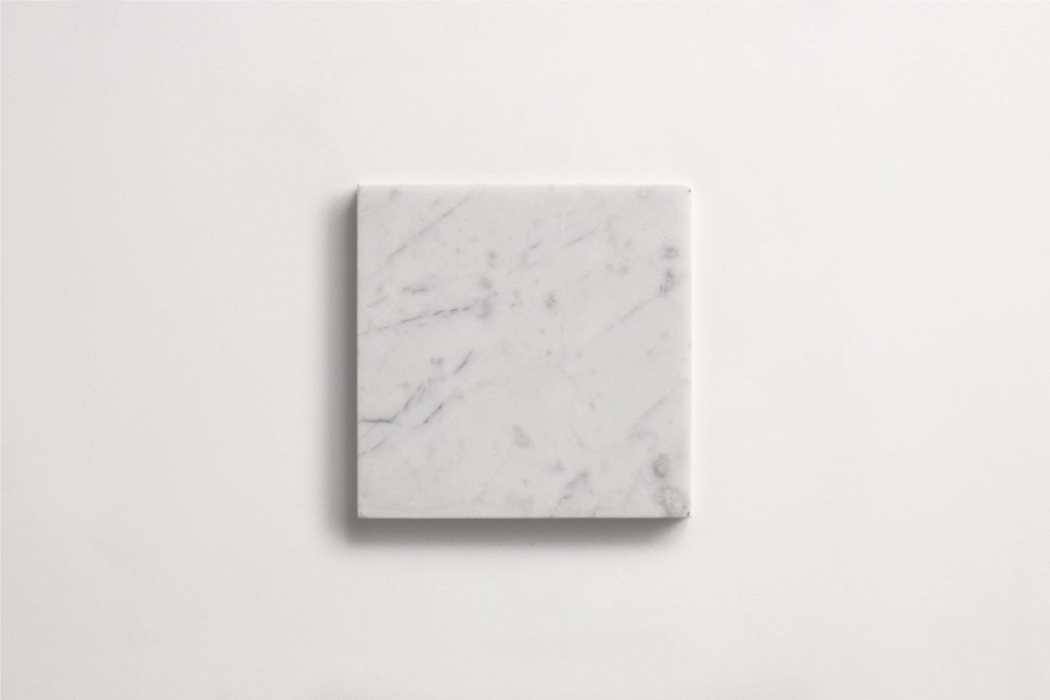 clé carrara | square ~ 4"x4"x0.375"