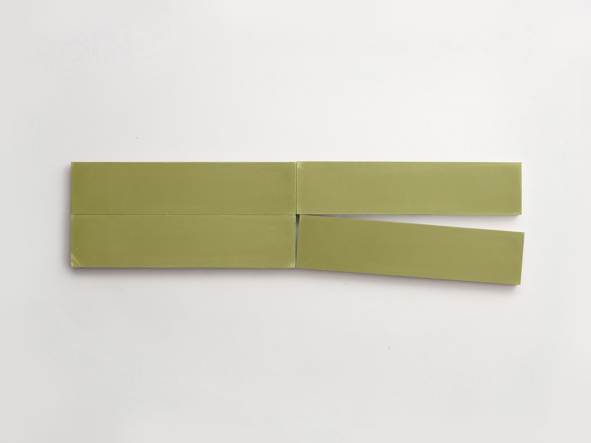 cement | solid | olive | blade ~ 3"x12"x0.625"