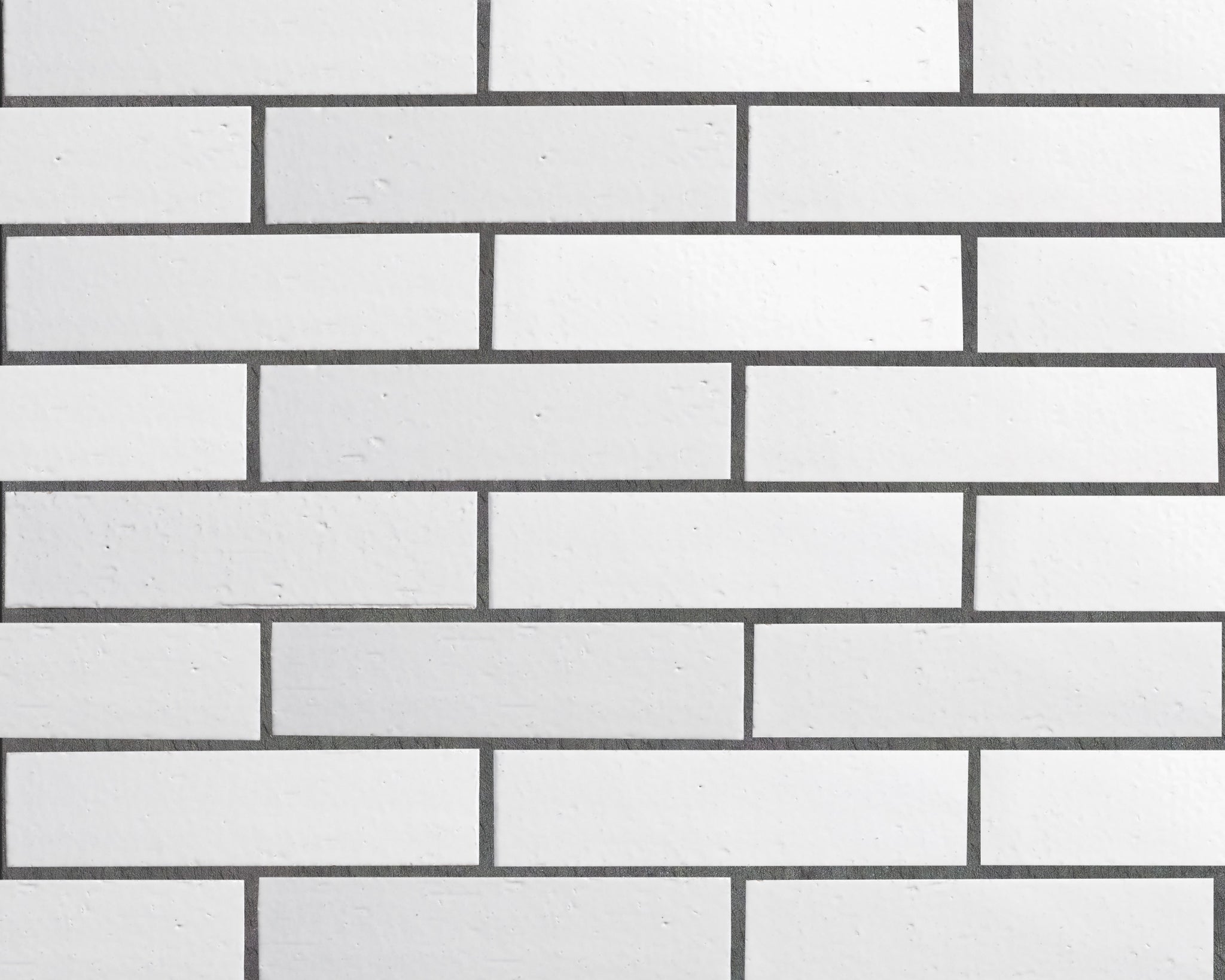 modern farmhouse brick | white gloss ~ 2.5"x9.5"x0.375"