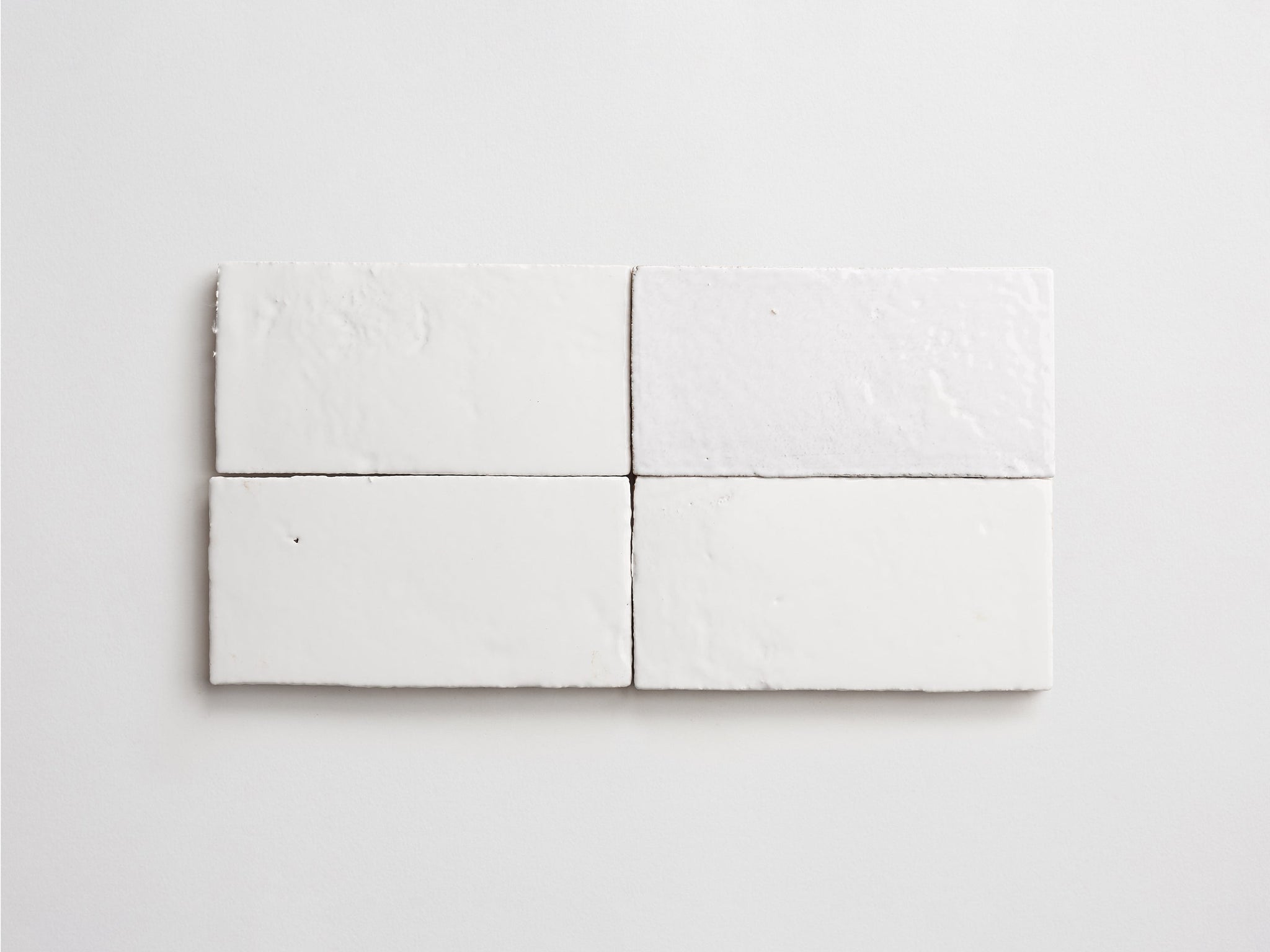 fornace brioni + clé | casale rustico | white gloss | misto | rectangle ~ 3.5"x7"x0.5"