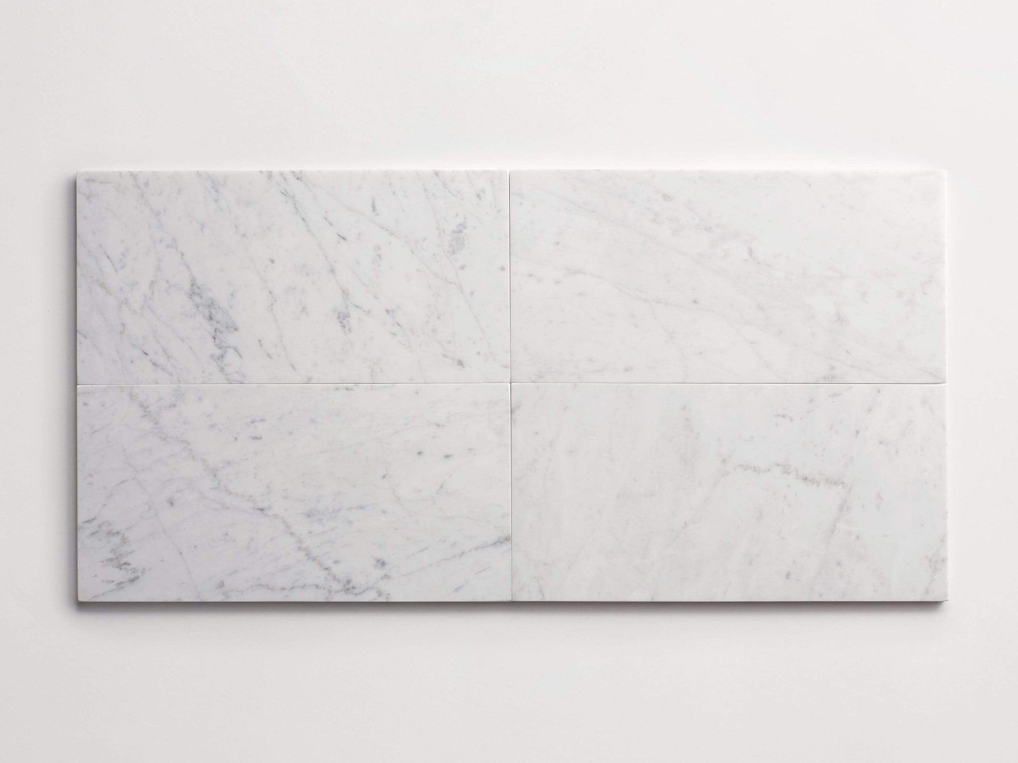 clé carrara | oversized subway ~ 6"x12"x0.375"