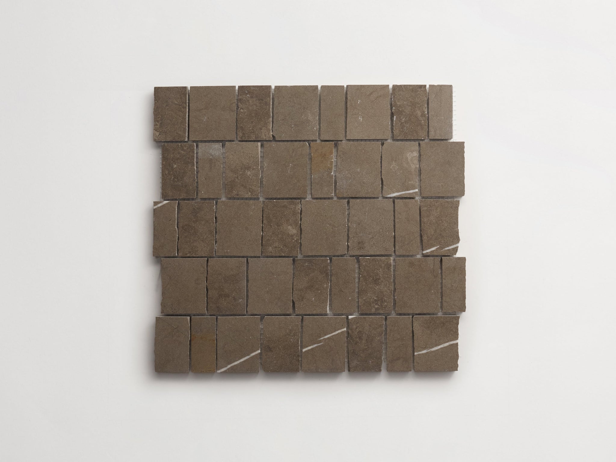 lapidary | rough cut mosaic sheet | cashmere grey (standard joint) ~ 11.125"x12.25"x0.375"