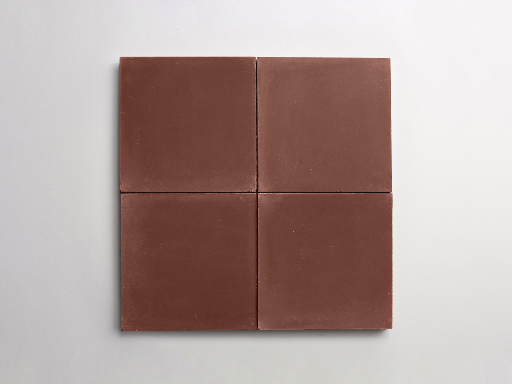 cement | solid | chestnut | grande ~ 8"x8"x0.625"