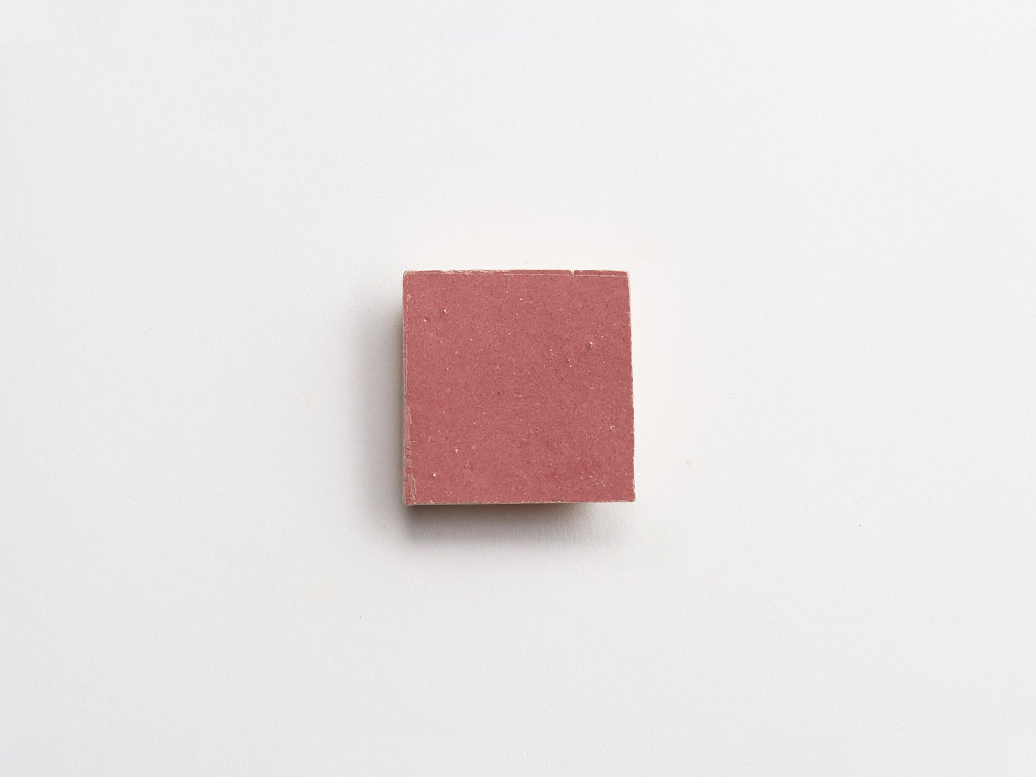 zellige | blushing mistresss | unmounted square ~ 2"x2"x0.375"