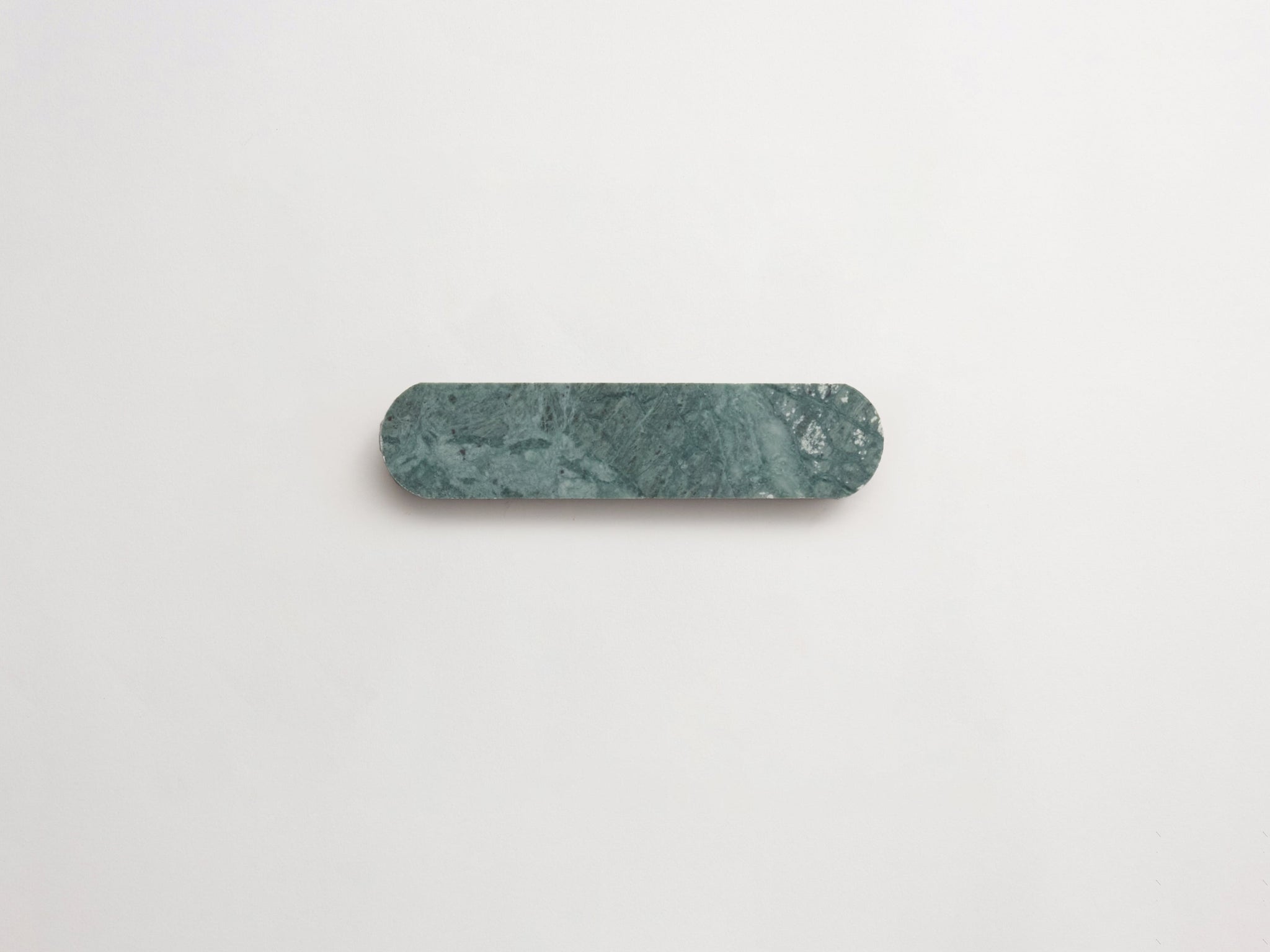 lapidary | oval petit mosaic sheet | verde marble ~ 1.375"x6"x0.375"