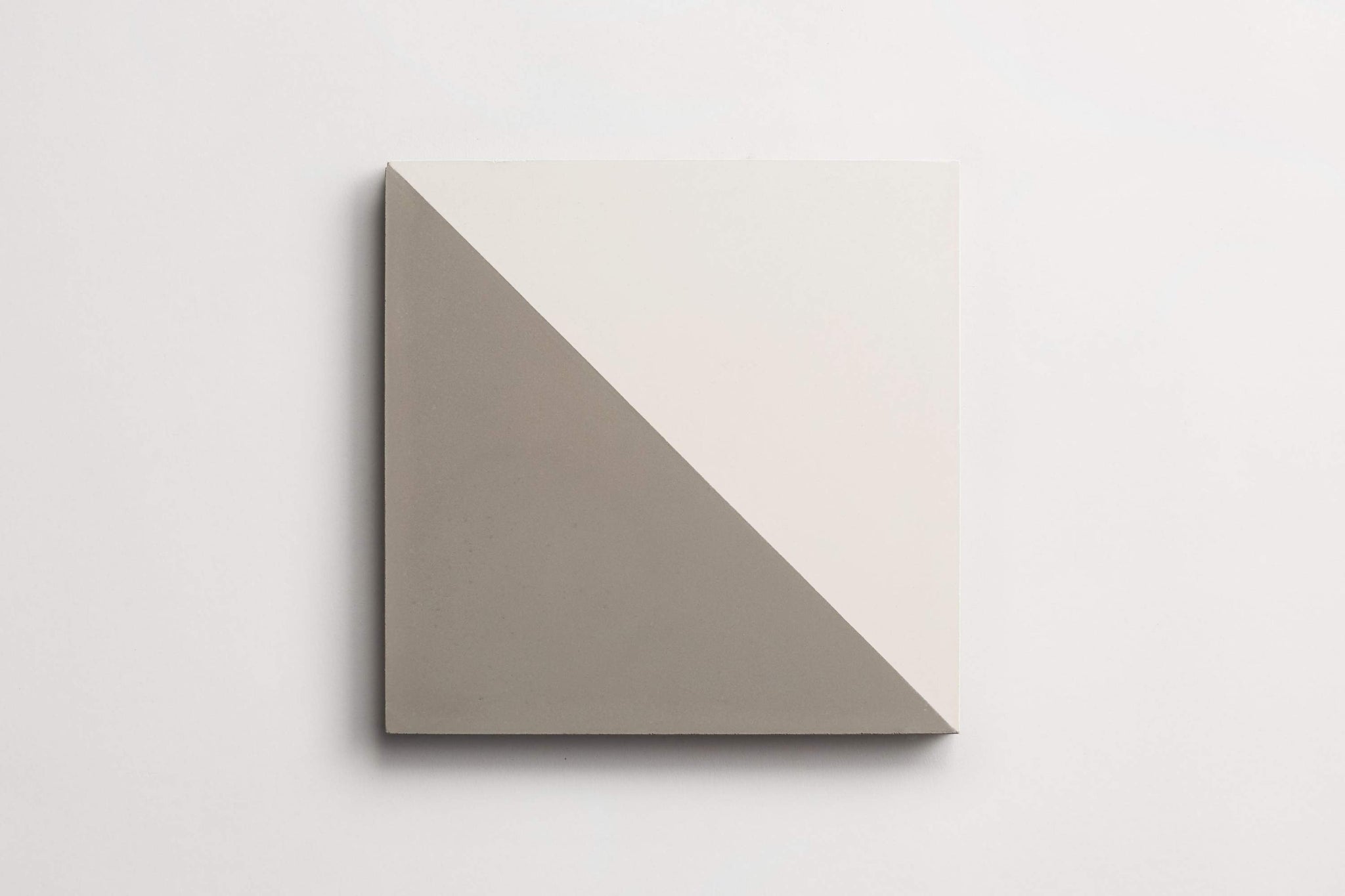 cement | slant | metal + white ~ 8"x8"x0.625"