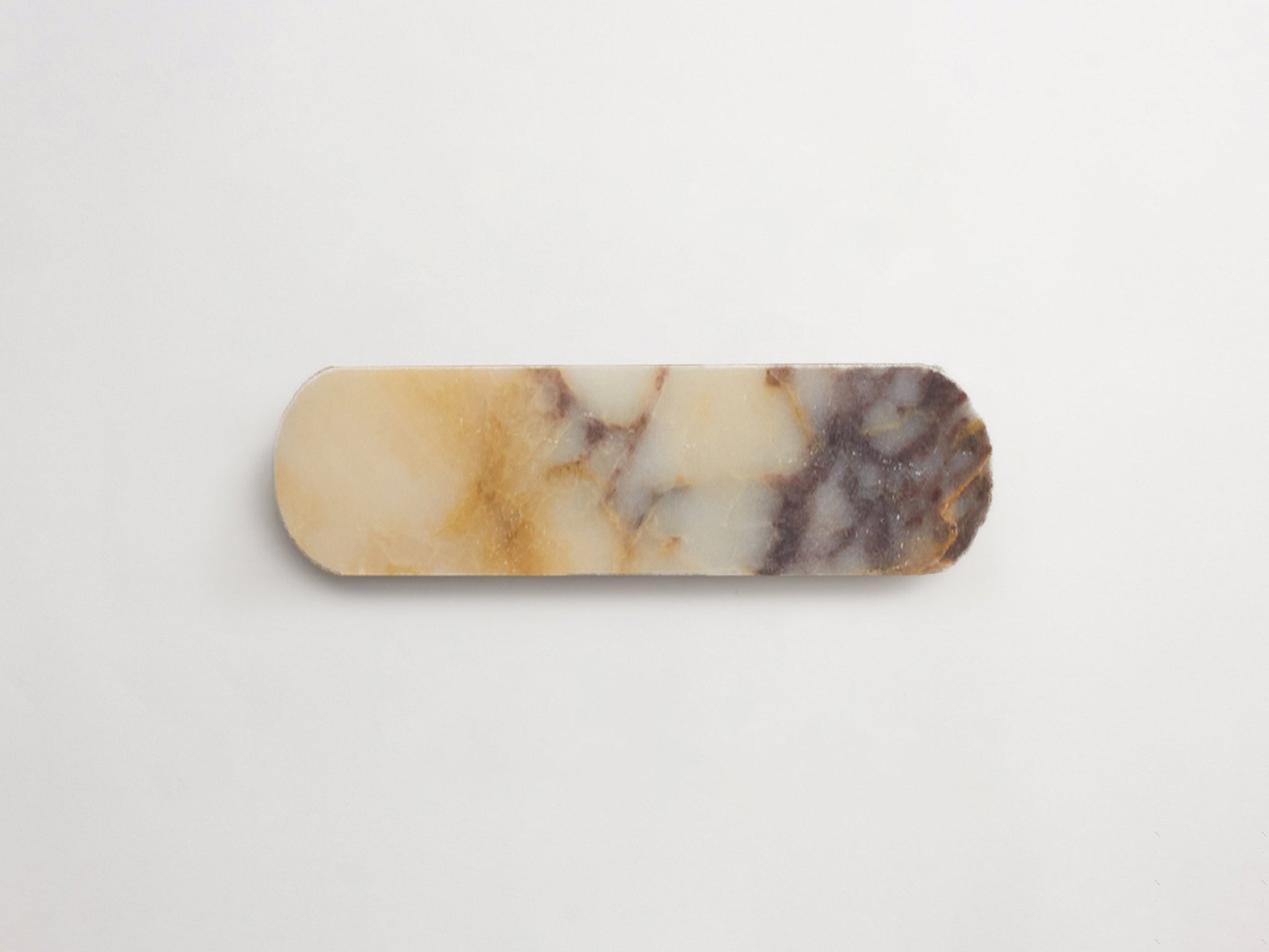 lapidary | oval long | calacatta viola ~ 2.375"x8.5"x0.375"