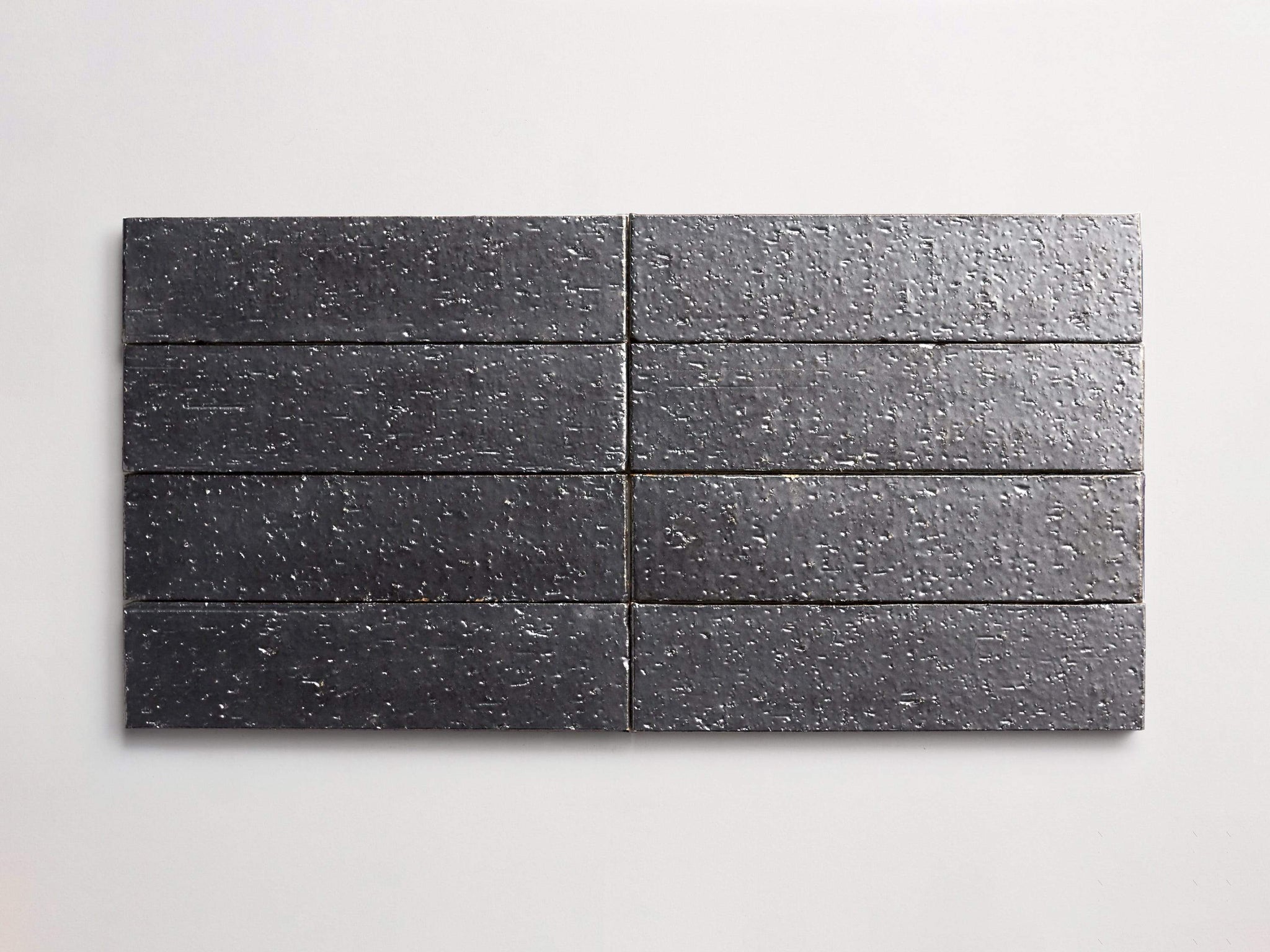 modern farmhouse brick | gunmetal matte ~ 2.5"x9.5"x0.375"